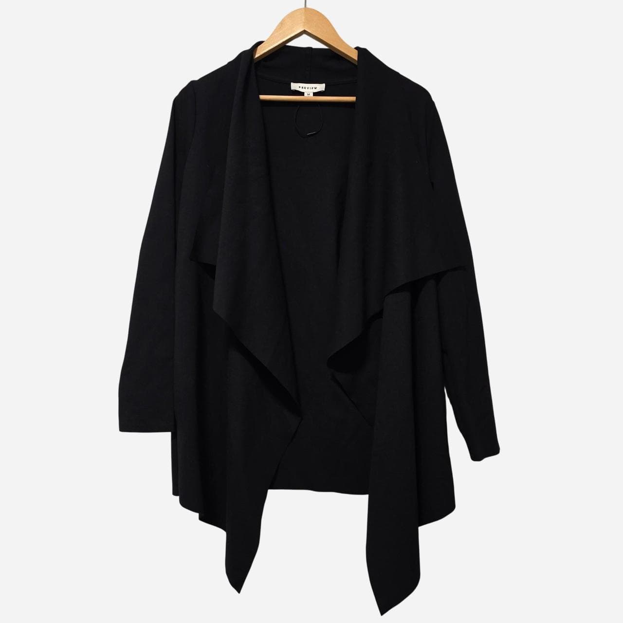 Target Black Drape Cardigan β photo 2 of 4