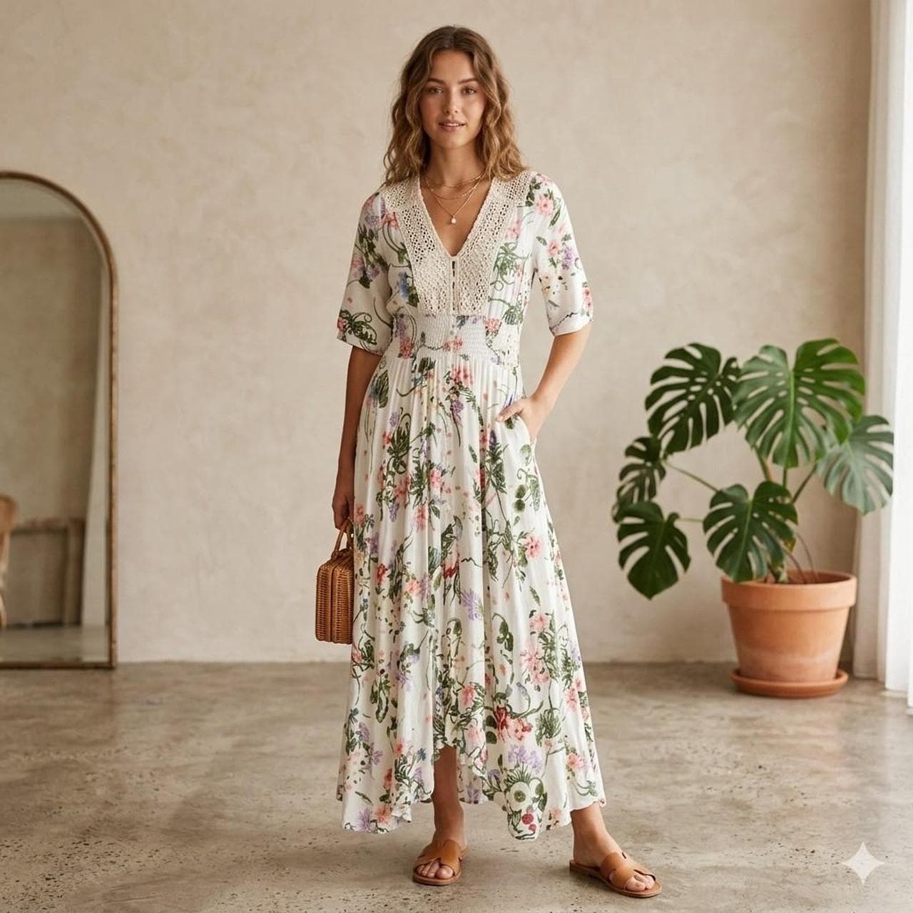 Showpo Multicoloured Floral Maxi Dress β photo 1 of 7