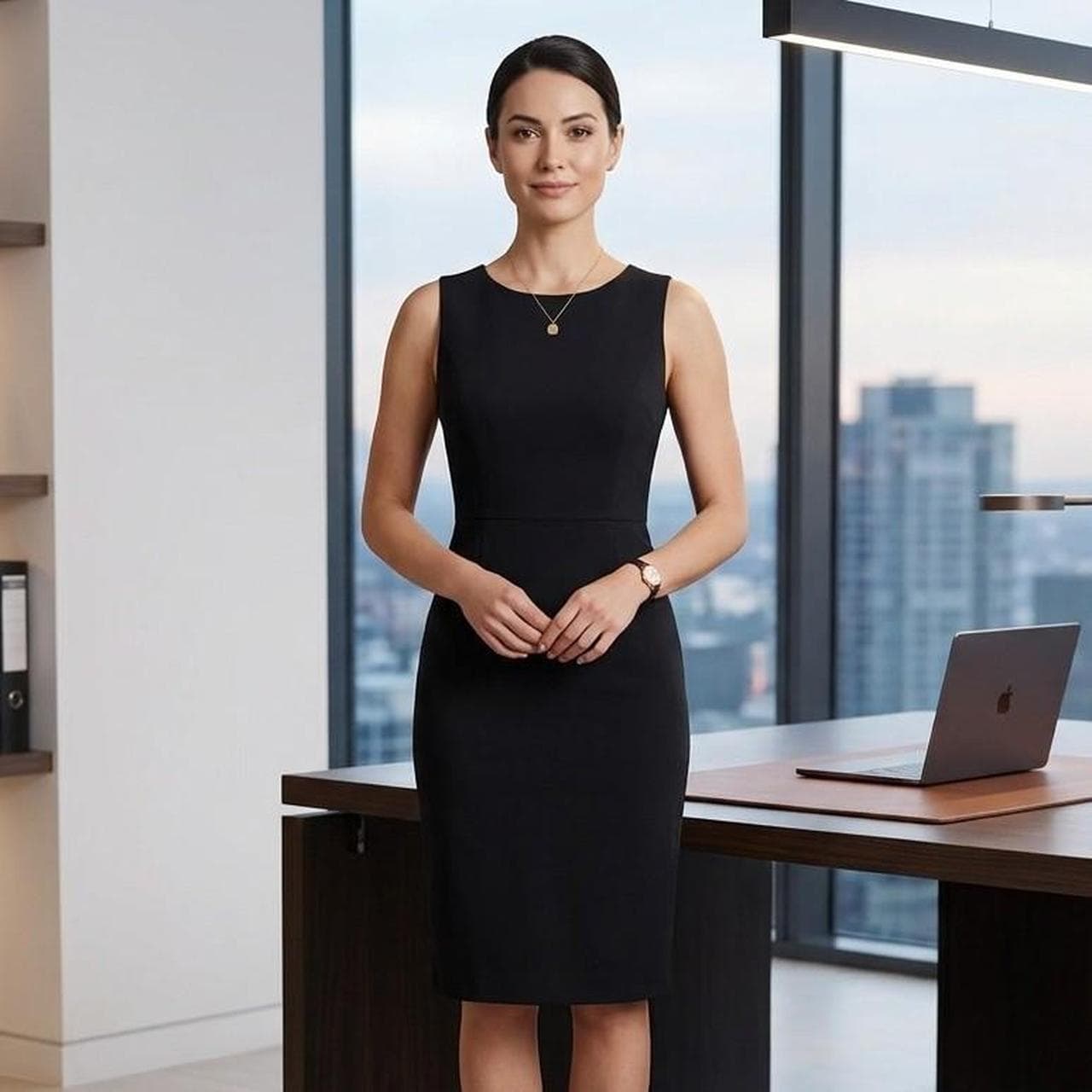 Emerson Women's Black Corporate Dress โ photo 1 of 6
