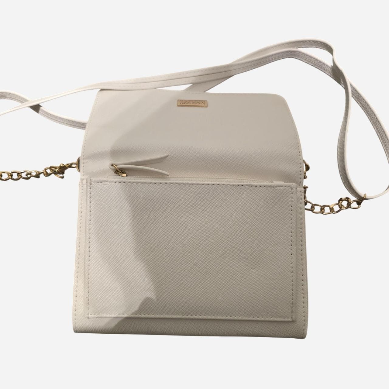 Marikai White Crossbody Bag With Gold Chain β photo 5 of 5
