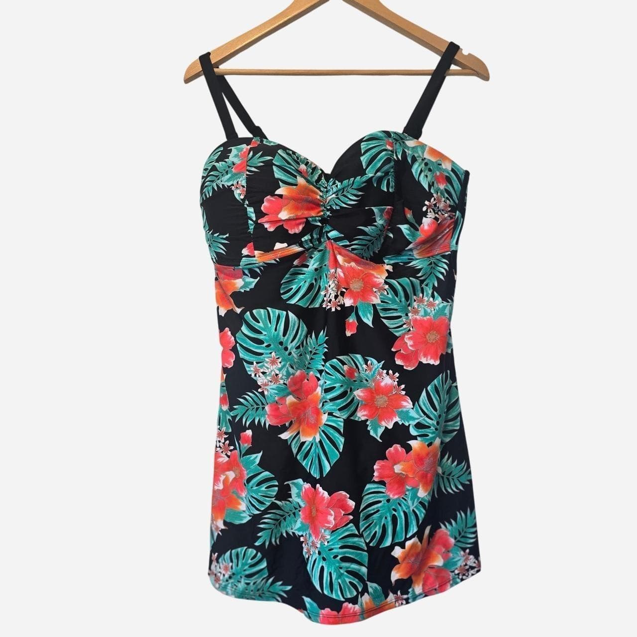 Millera Curve Tropical Print One Piece Swimsuit — photo 2 of 7
