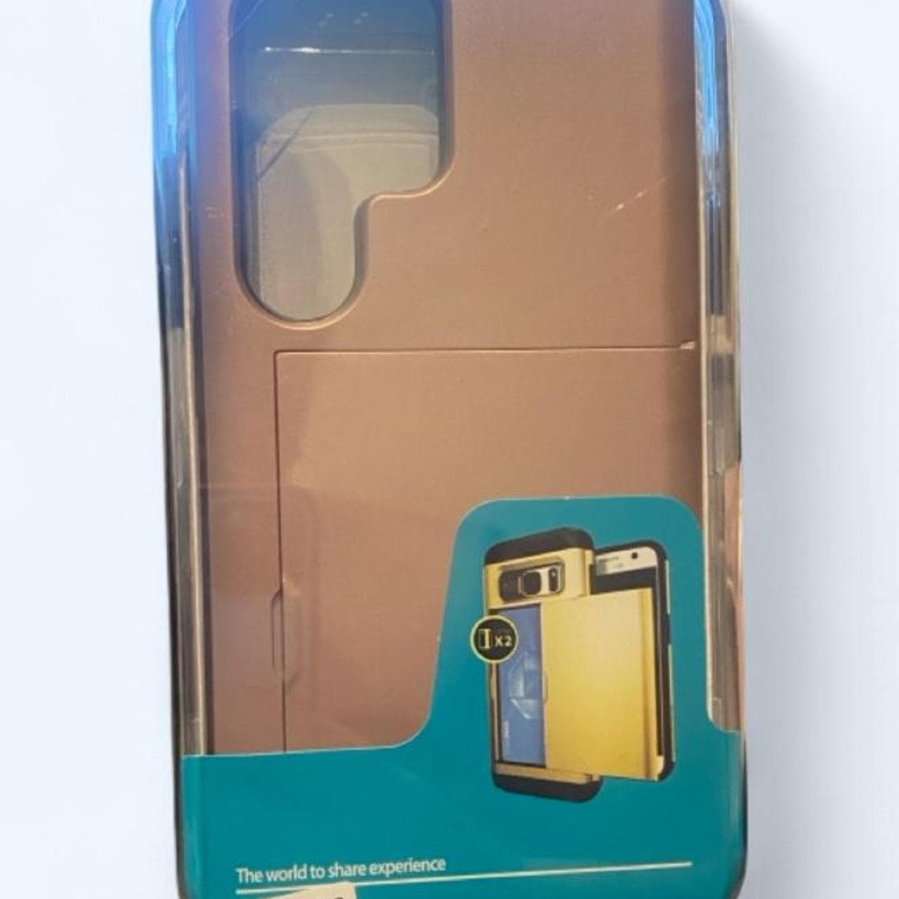 Samsung Galaxy S24 Ultra Slide Card Holder Shockproof Case Pink — photo 2 of 2