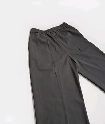 Nude Lucy Womens Wide Leg Black Pants Size S Relaxed Fit Drawstring Waist — photo 8 of 10
