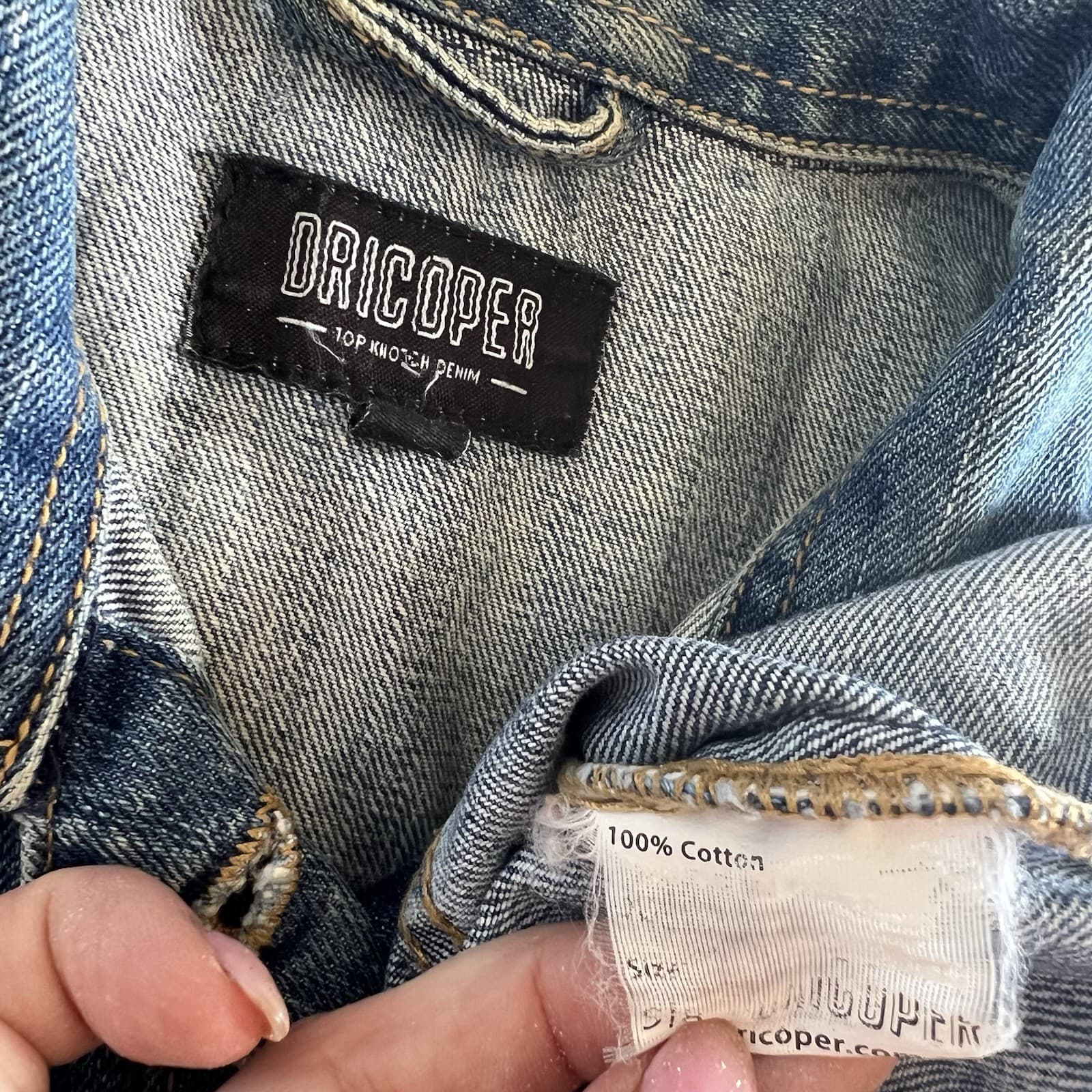 Dricoper Custom Hand Embroidered Regular Show Denim Jacket Blue Mordecai Rigby S — photo 6 of 11