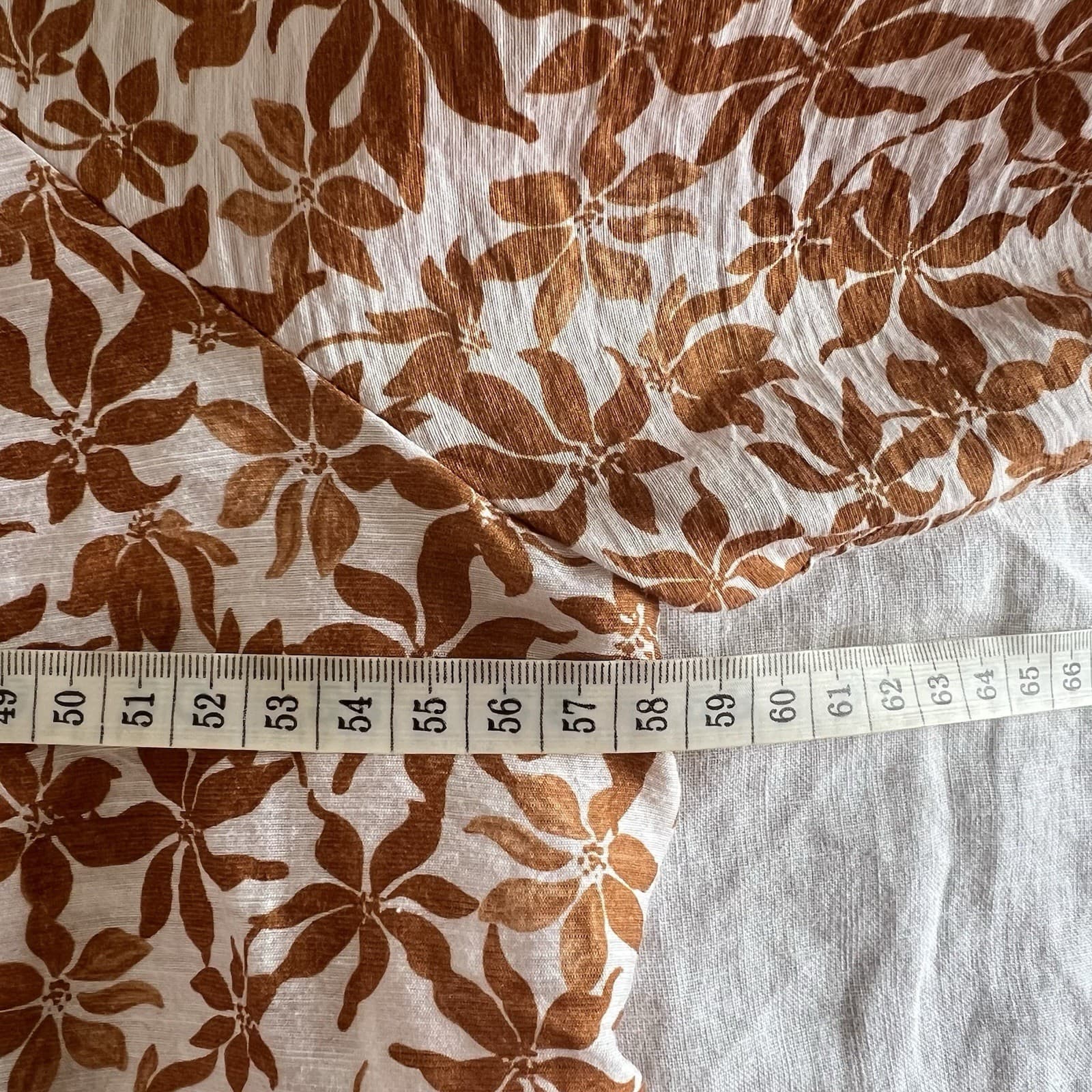 Esmaee La Sirene Floral Linen Blend Puff Sleeve Blouse Boho Cottagecore Prairie — photo 4 of 10