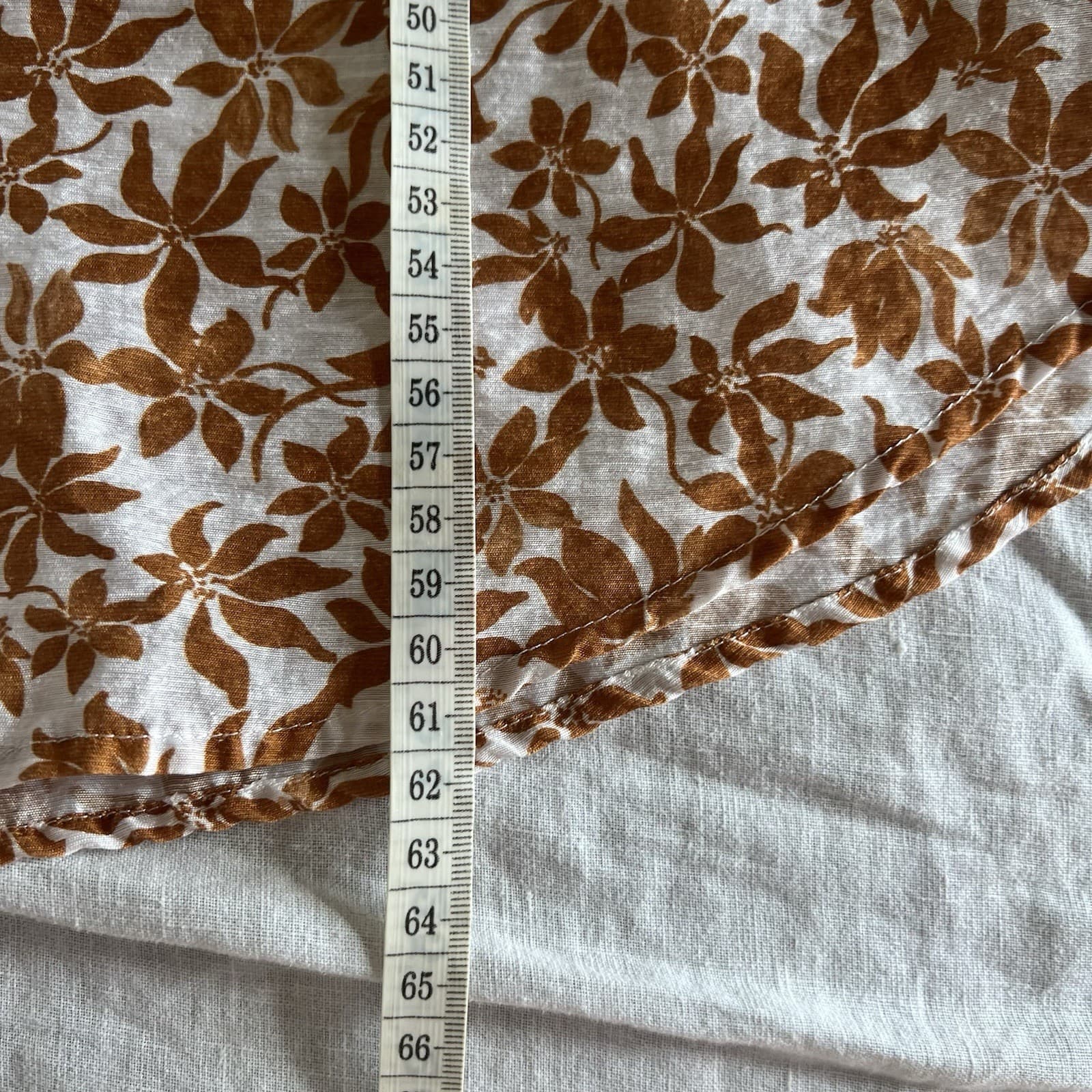 Esmaee La Sirene Floral Linen Blend Puff Sleeve Blouse Boho Cottagecore Prairie — photo 5 of 10