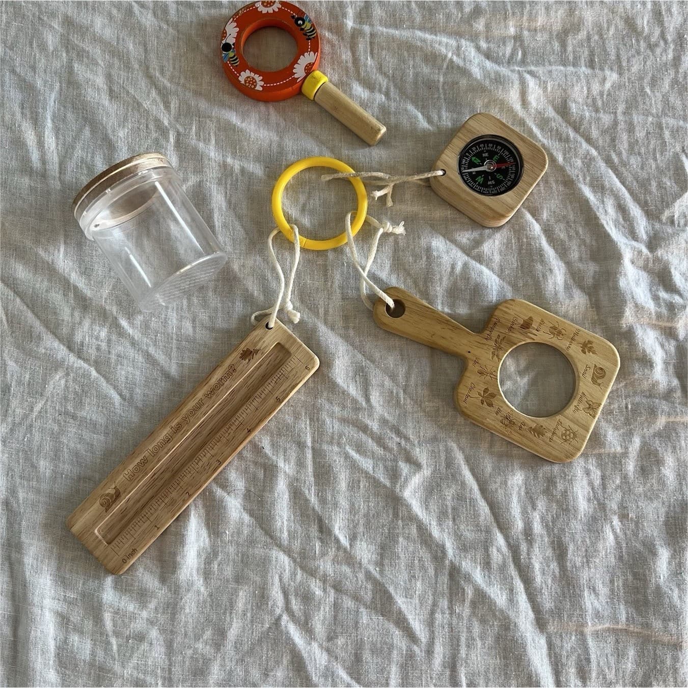 Kids Wooden Bug Catching Kit Nature Explorer Toy Montessori Educational Set — photo 1 of 2