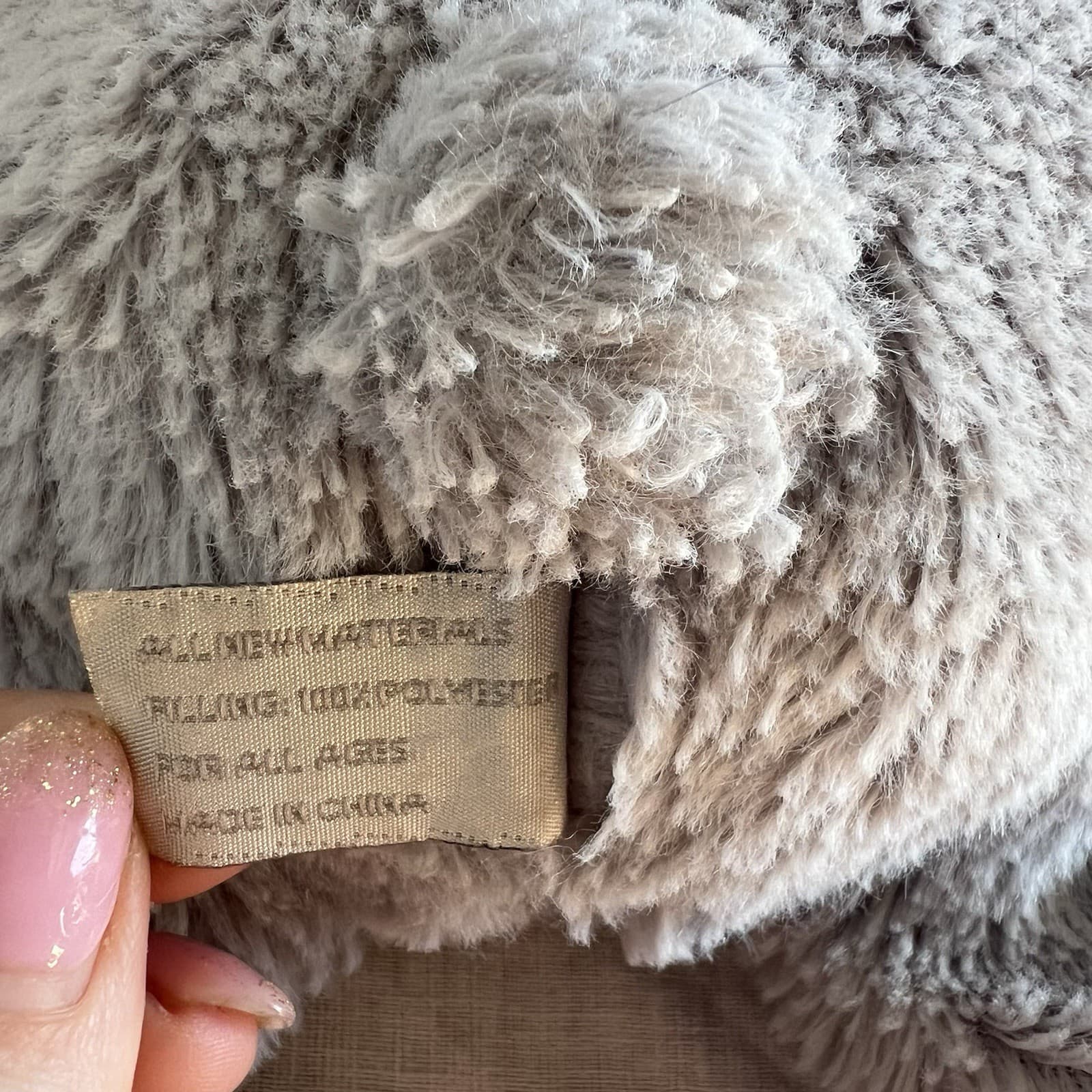 Grey Plush Bunny Soft Toy Floppy Ear Rabbit Personalised Cillian — photo 6 of 7