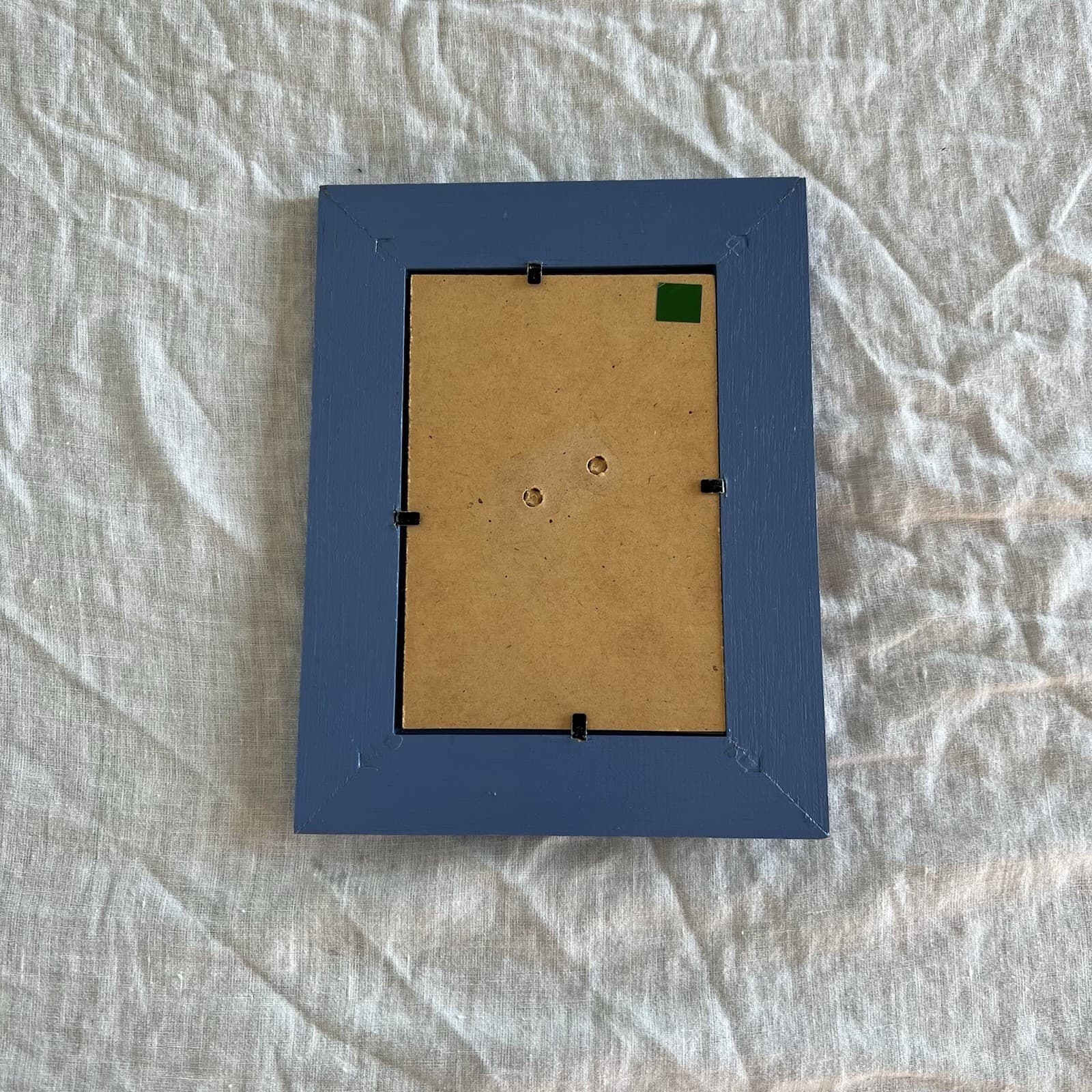 Vintage Fairycore Wooden Picture Frame 4x6 Flower Fairy Shirley Barber Blue — photo 2 of 7