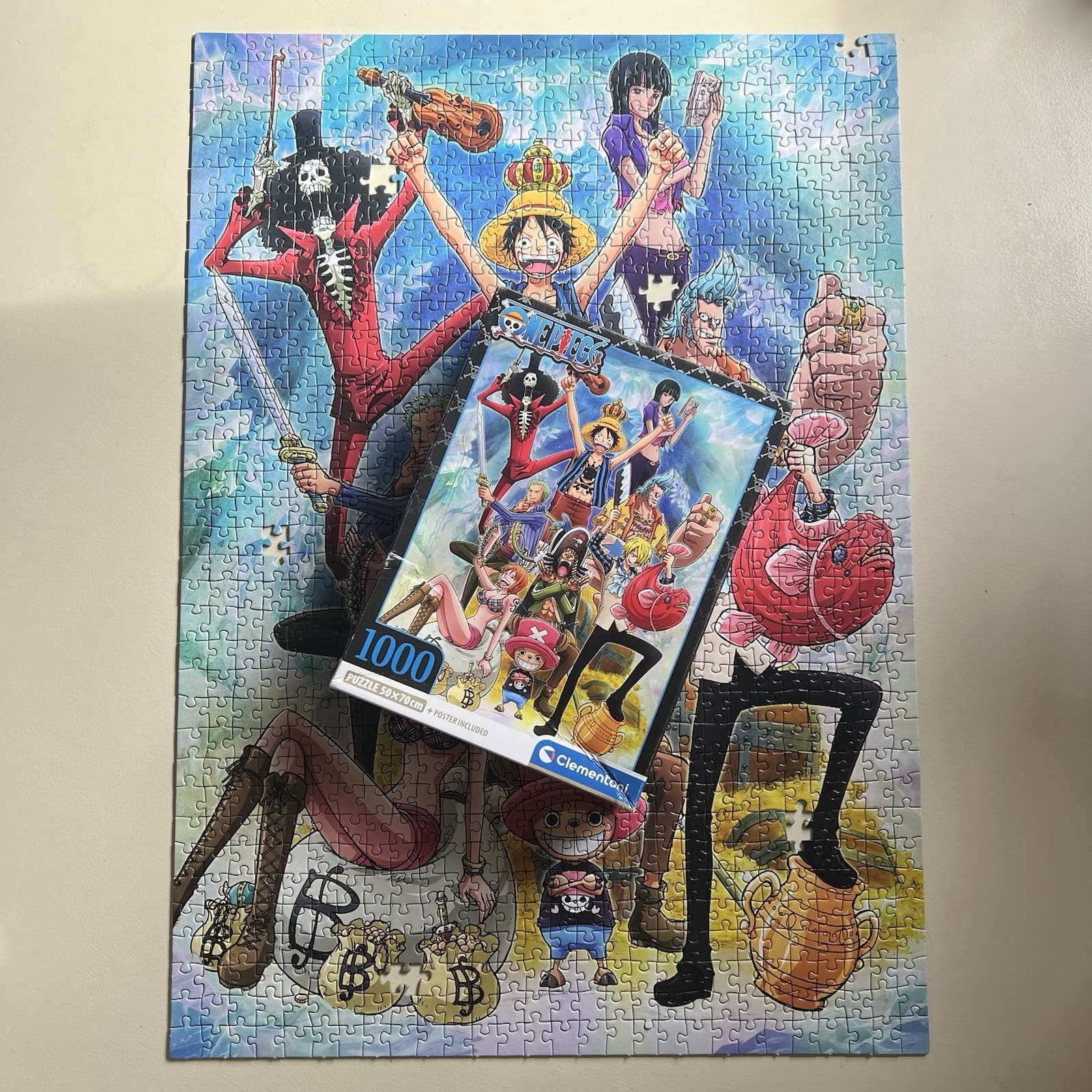 Clementoni One Piece Jigsaw Puzzle 1000 Pieces Anime Straw Hat Crew — photo 2 of 11