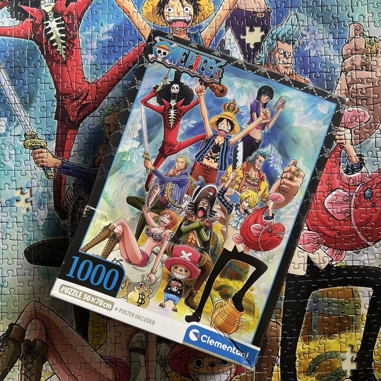 Clementoni One Piece Jigsaw Puzzle 1000 Pieces Anime Straw Hat Crew — photo 3 of 11