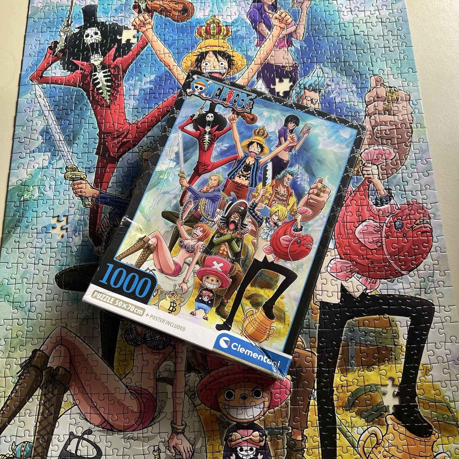 Clementoni One Piece Jigsaw Puzzle 1000 Pieces Anime Straw Hat Crew — photo 4 of 11