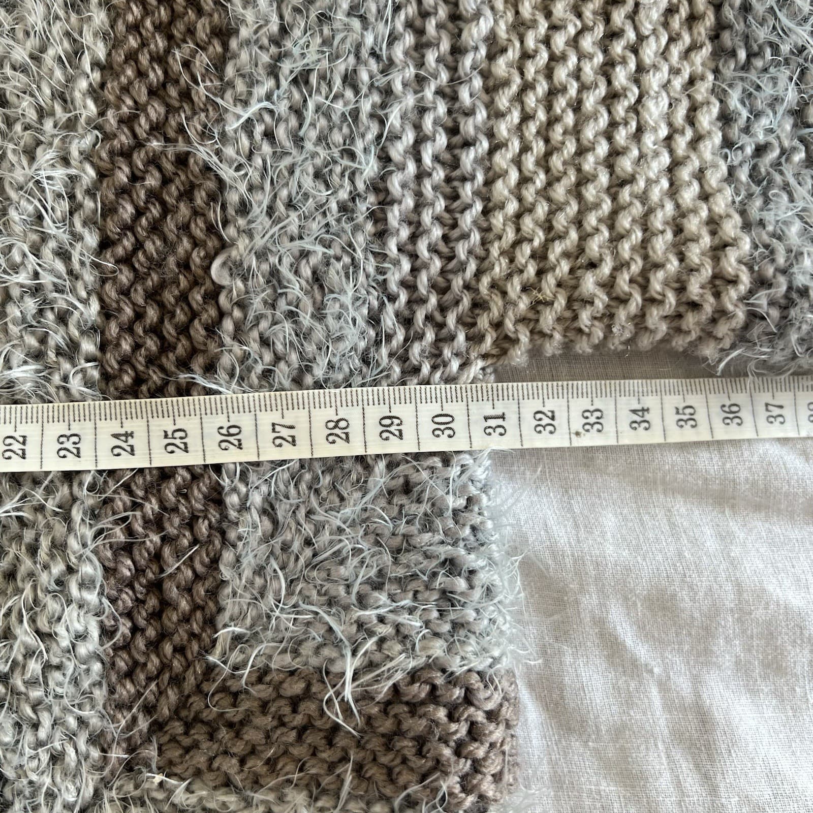 Handmade Kids Knit Cardigan Size 1 2 Grey Fluffy Cottagecore Boho Soft Sweater — photo 4 of 5