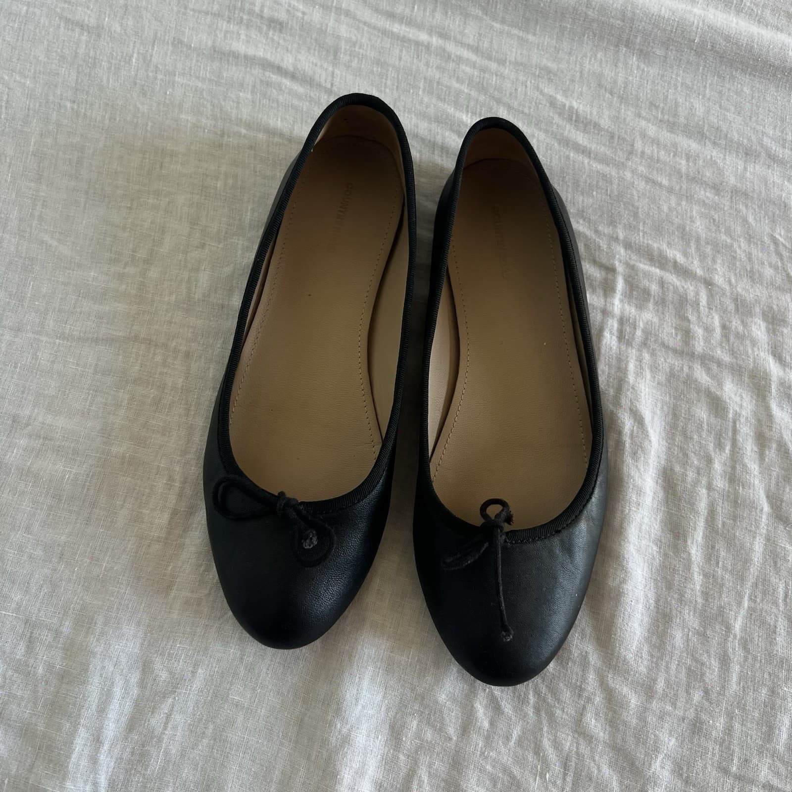 Country Road Black Ballet Flats w/ Bow, Slip-On Round Toe Women’s EU 39 AU 39 — photo 3 of 7