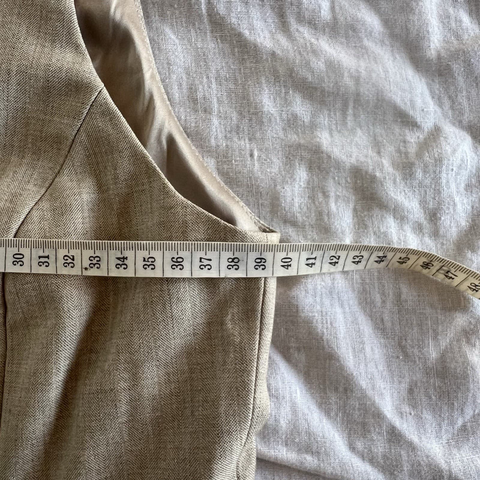 Hansen & Gretel Cory Vest Hamilton Pant Two Piece Set Sandstone Beige XS 6 — photo 11 of 16