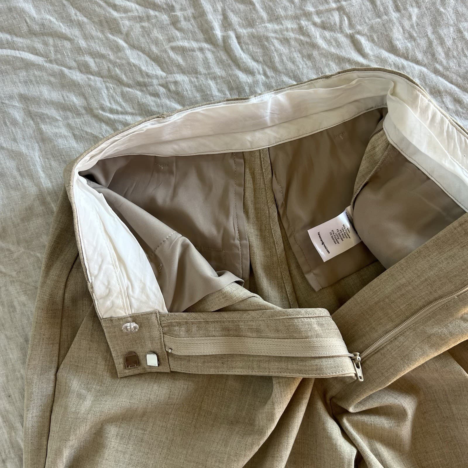 Hansen & Gretel Cory Vest Hamilton Pant Two Piece Set Sandstone Beige XS 6 — photo 16 of 16