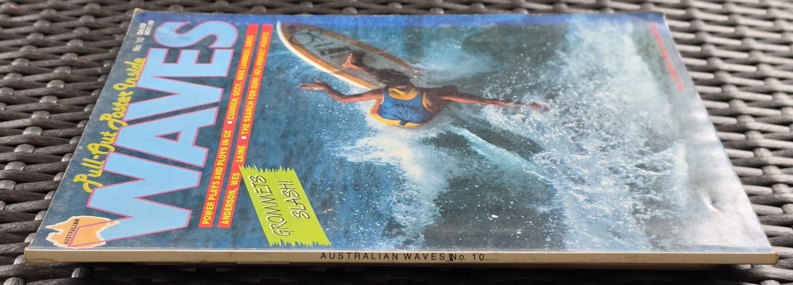 1988 Australian Waves No. 10 Surfing Magazine Tom Curren Occy Wes Laine VG — photo 5 of 5