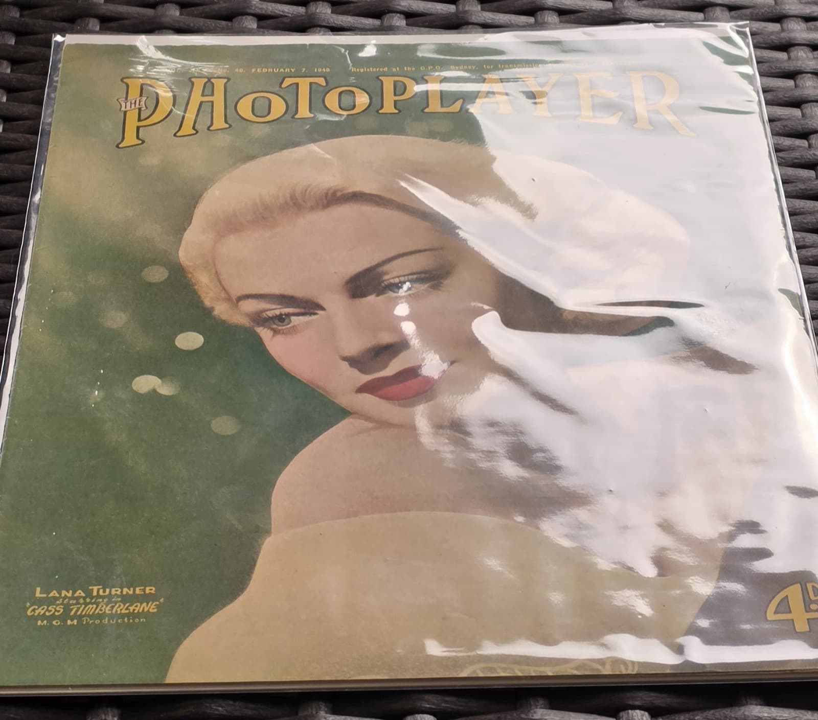 1948 Photoplayer Magazine Feb Vol XXV No 40 Lana Turner Film Stars — photo 2 of 8