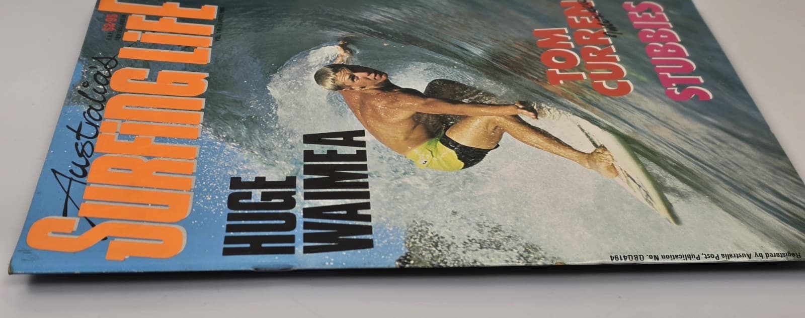 1986 Australia’s Surfing Life April Vol 1 No 5 Tom Curren Waimea Surfing — photo 4 of 5