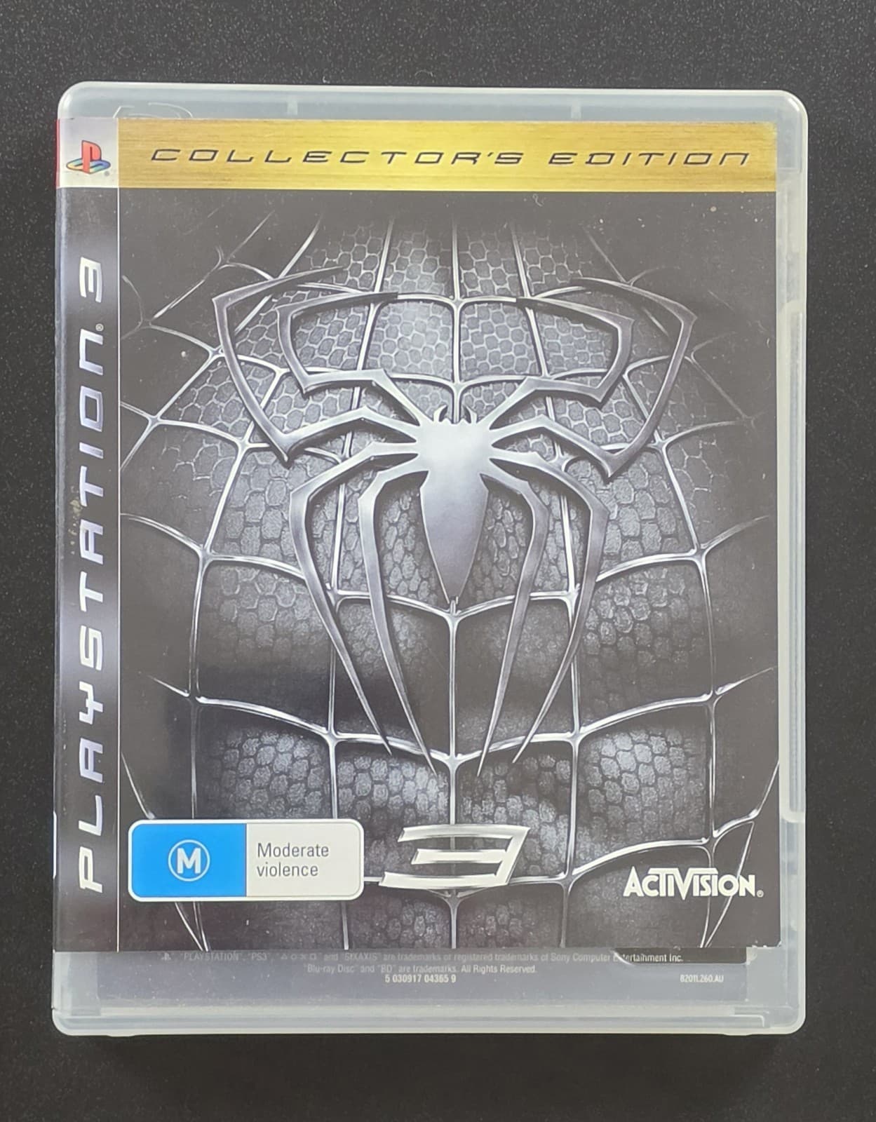 PS3 Spider-Man 3 Collector's Edition Lenticular Card Complete Manual AUS — photo 1 of 4