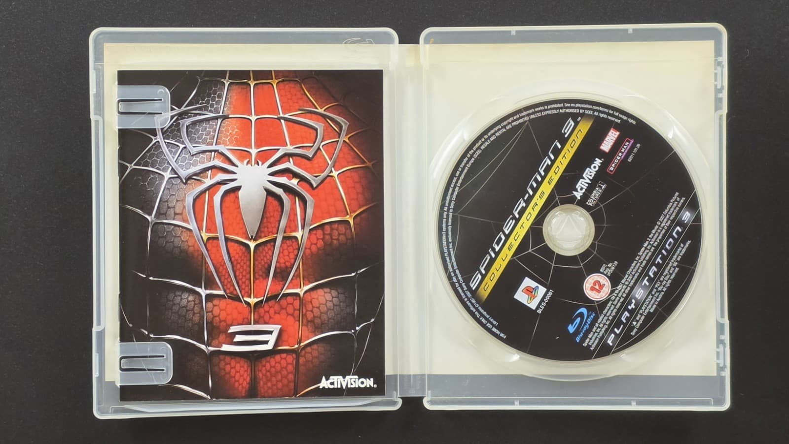 PS3 Spider-Man 3 Collector's Edition Lenticular Card Complete Manual AUS — photo 2 of 4