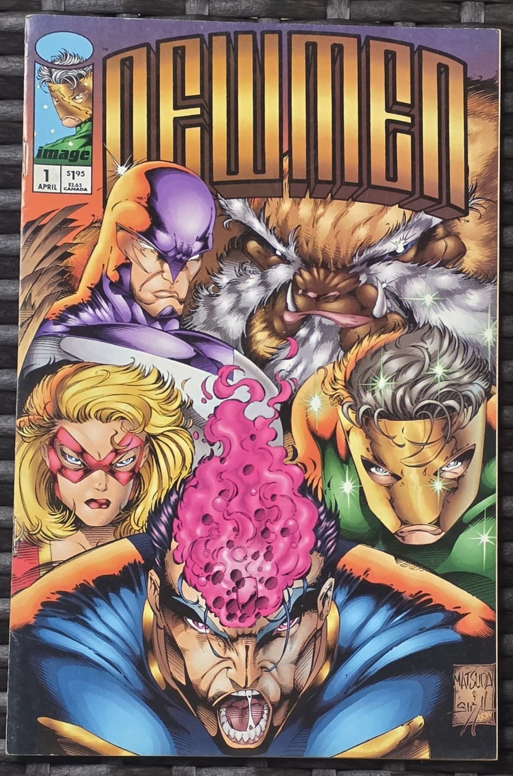 NewMen #1-9 Complete 9-Issue Run Image Comics 1994-95 Comic Lot — photo 2 of 13