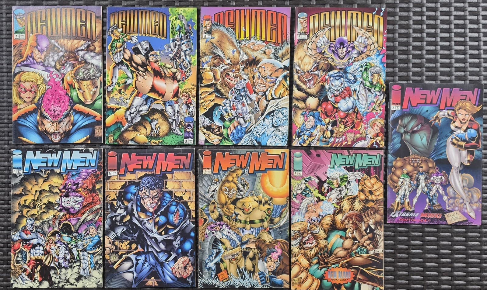 NewMen #1-9 Complete 9-Issue Run Image Comics 1994-95 Comic Lot — photo 3 of 13