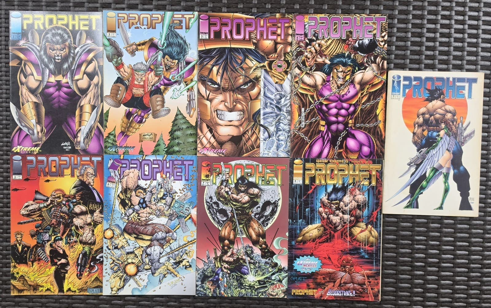 Prophet #1-9 (1993) Comic Lot Image Comics Rob Liefeld Extreme Studios — photo 3 of 13