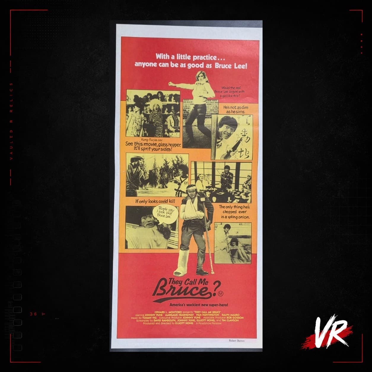 They Call Me Bruce 1982 Australian Daybill Poster Bruce Lee Parody — photo 1 of 6