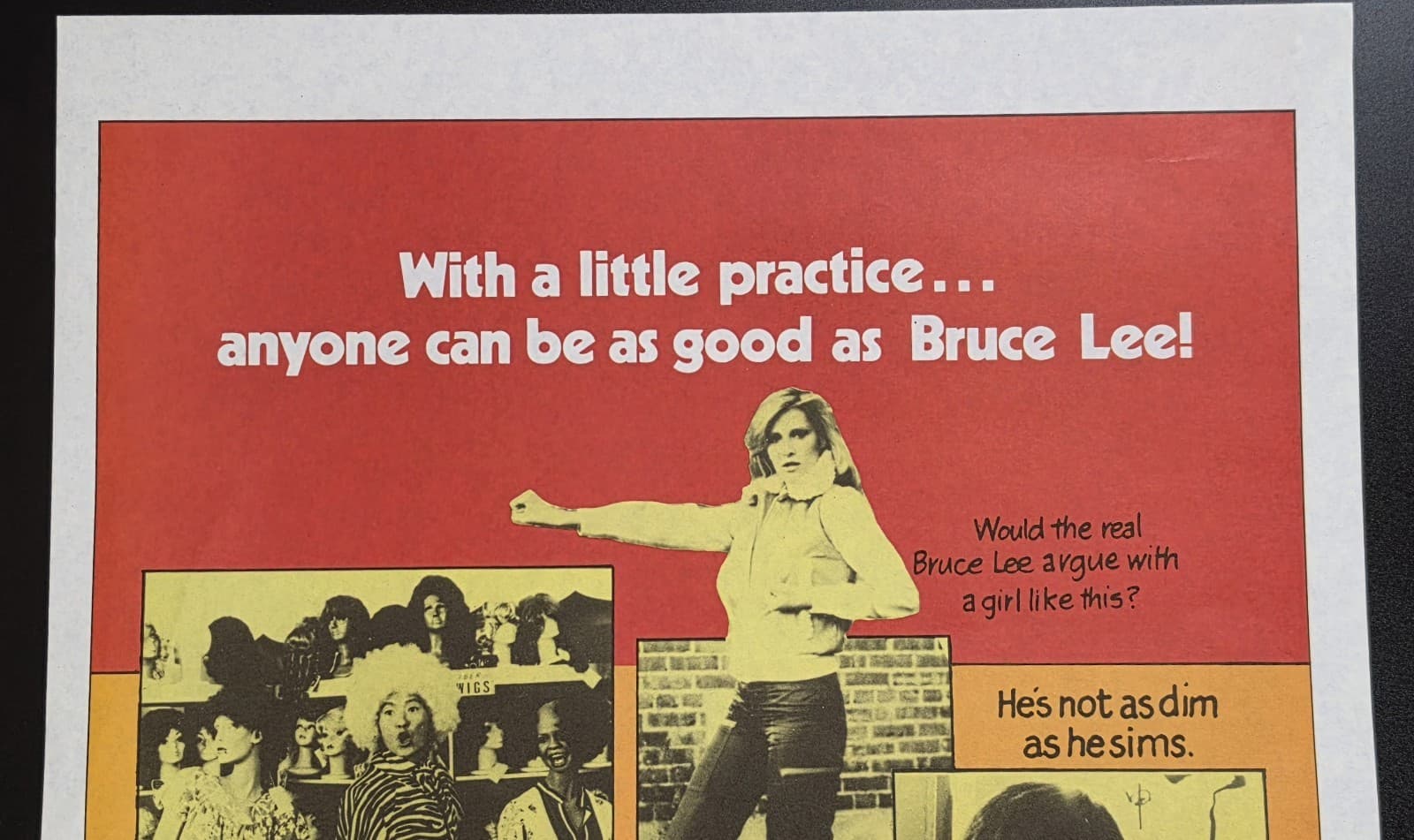 They Call Me Bruce 1982 Australian Daybill Poster Bruce Lee Parody — photo 3 of 6