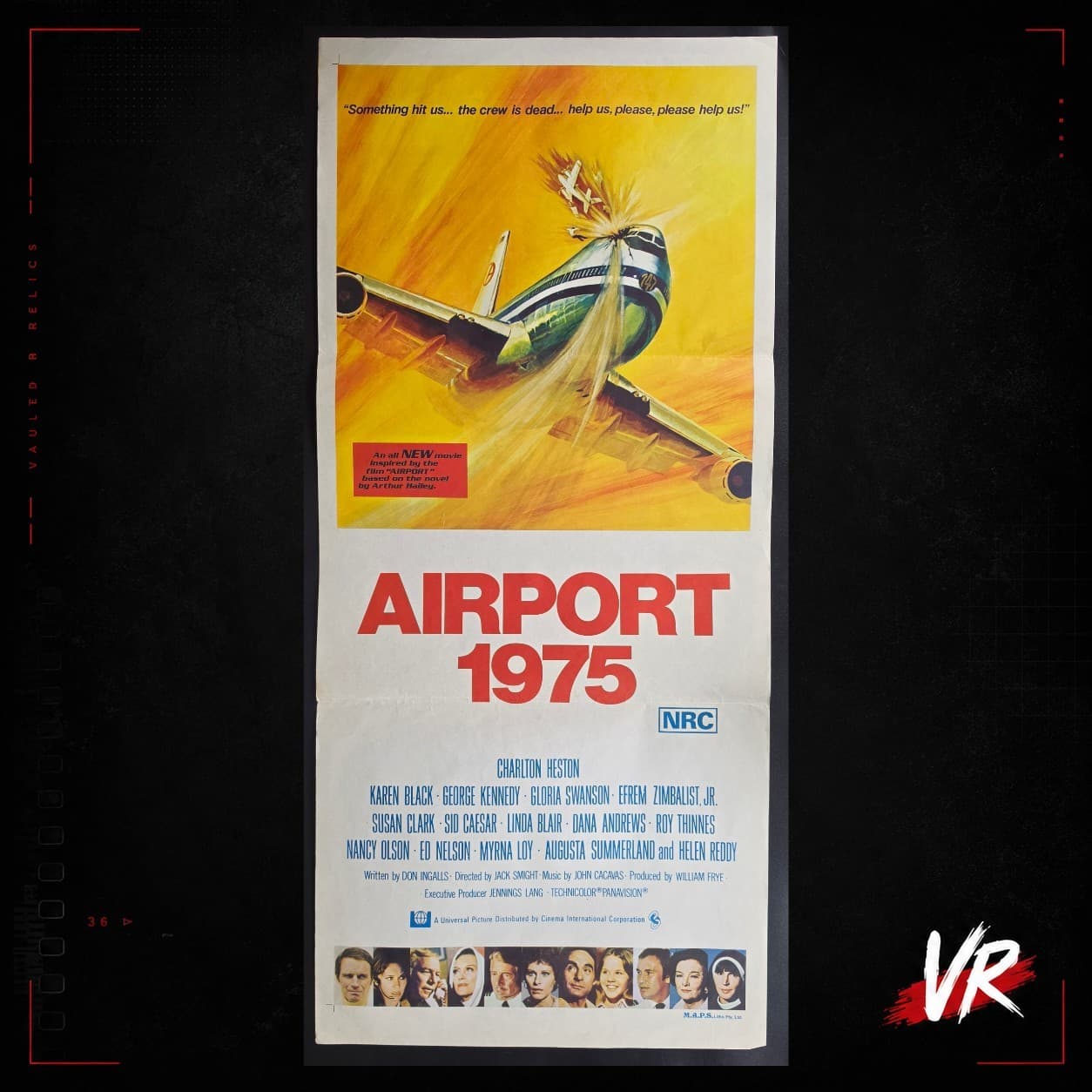 1975 Airport 1975 Original Australian Daybill Movie Poster Charlton Heston E — photo 1 of 6