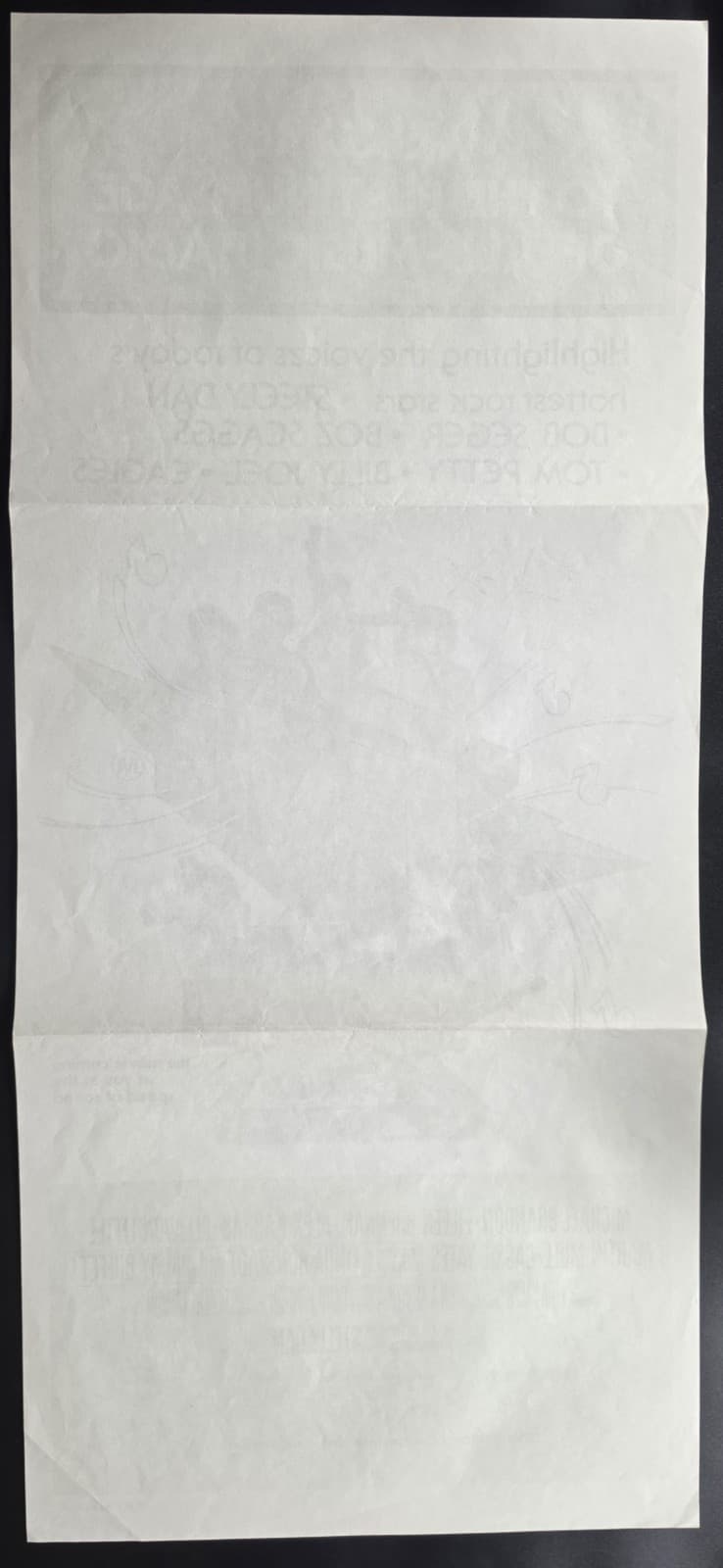 1978 FM Original Australian Daybill Movie Poster Michael Brandon Steely Dan VG+ — photo 5 of 5