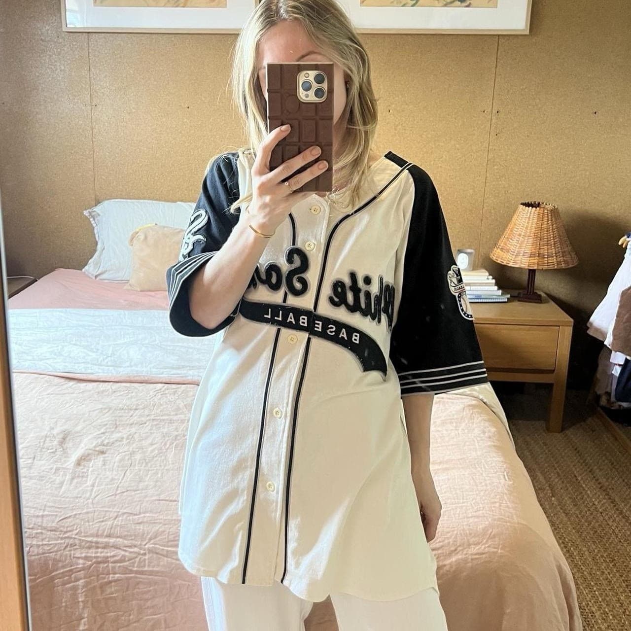 Vintage 90s Starter White Sox Jersey XL MLB Tail Sweep Script Rare — photo 2 of 8