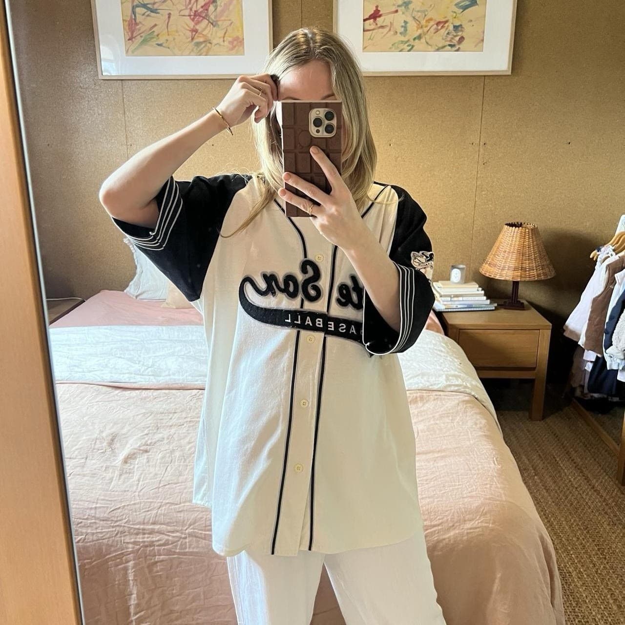 Vintage 90s Starter White Sox Jersey XL MLB Tail Sweep Script Rare — photo 3 of 8