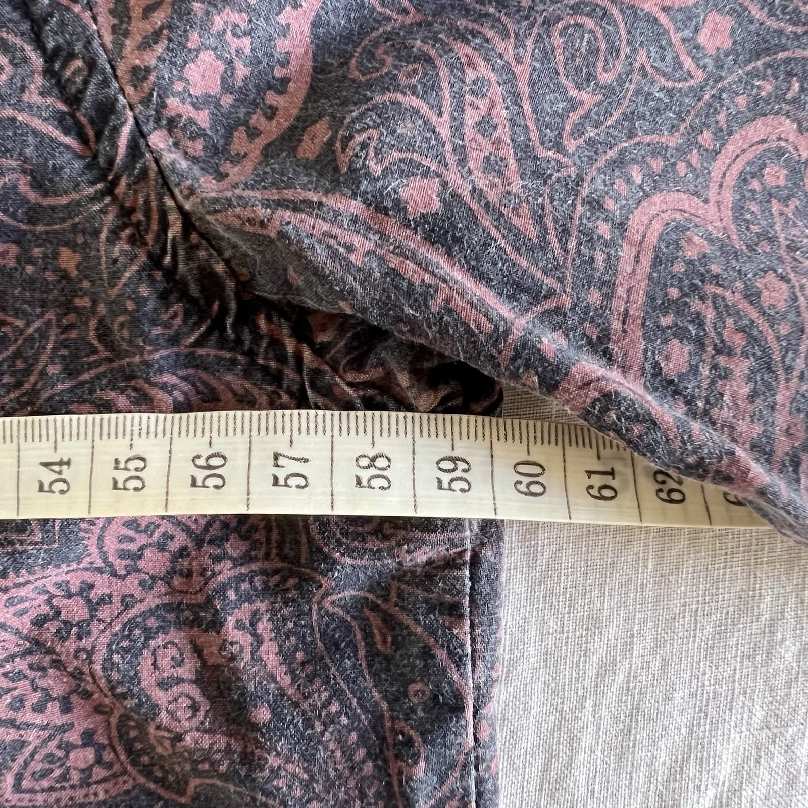 Stüssy Burke Paisley Shirt S M Aubergine Rayon Streetwear Retro Skate — photo 7 of 9
