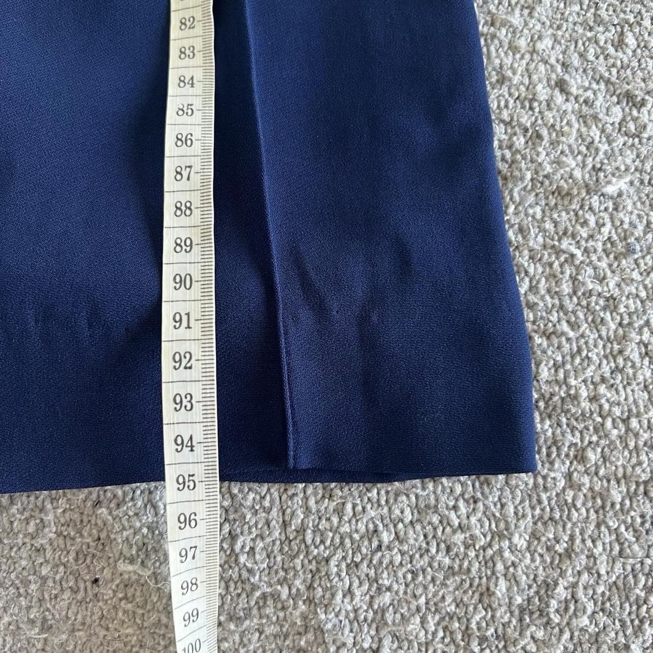 Lanvin Navy Tailored Trousers 42 12 14 High Waist Straight Leg Archive Luxury — photo 8 of 11