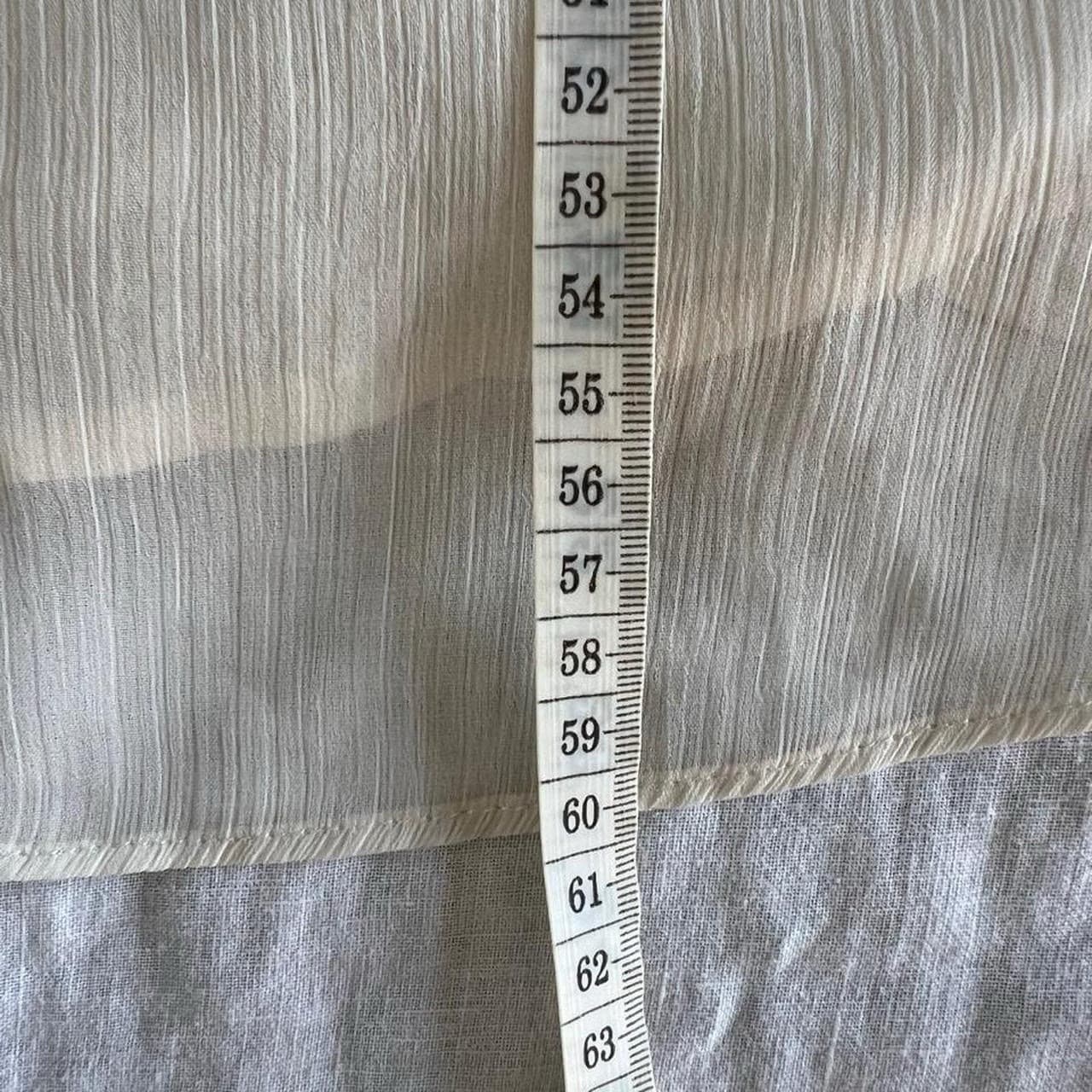 H&M Y2K Babydoll Cami Top 8 10 Cream Eyelet Fairycore Linen Blend Sheer — photo 6 of 7