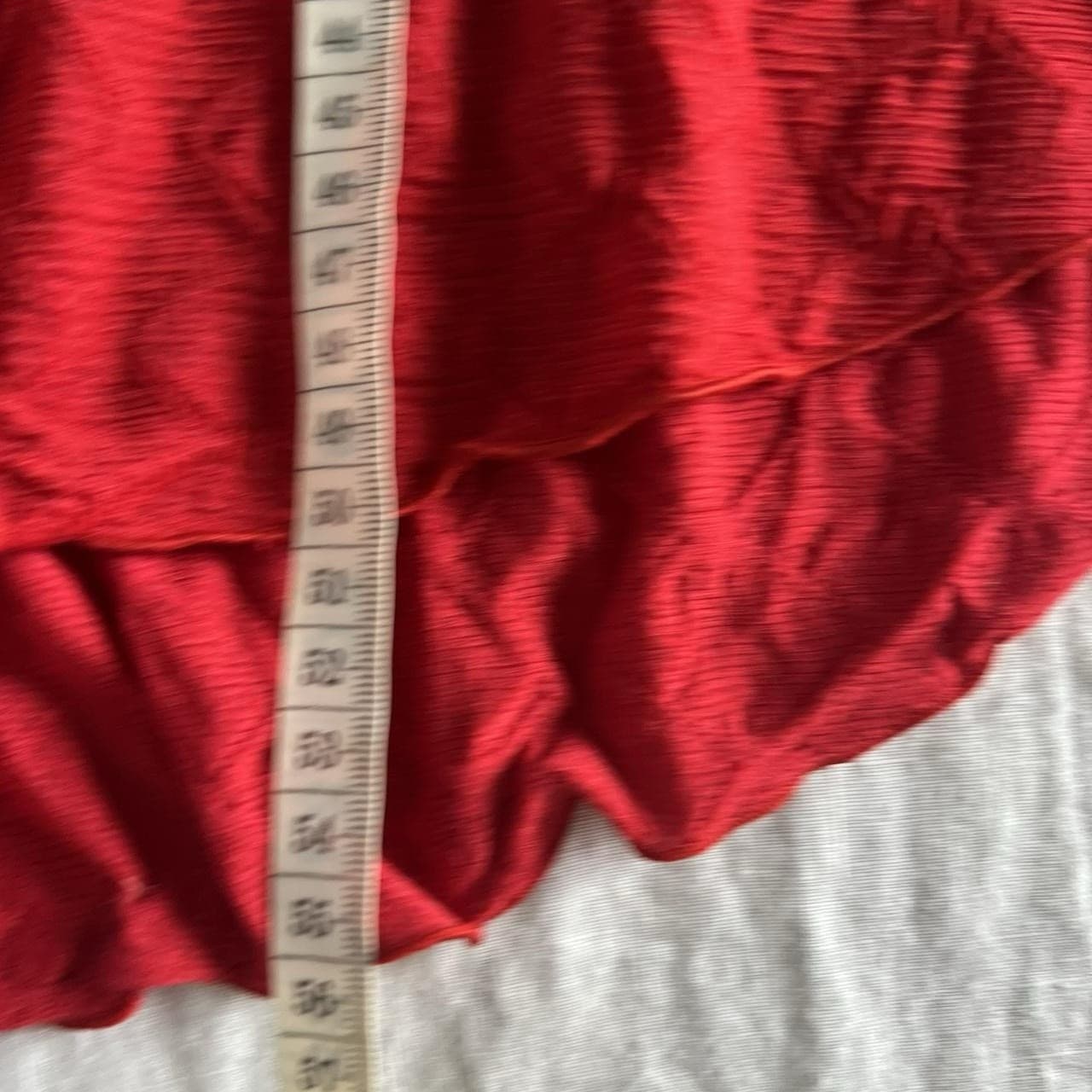 Y2K Vintage Red Hook Front Cardigan Knit Top Flare Hem Wool Blend M L It Girl — photo 7 of 8