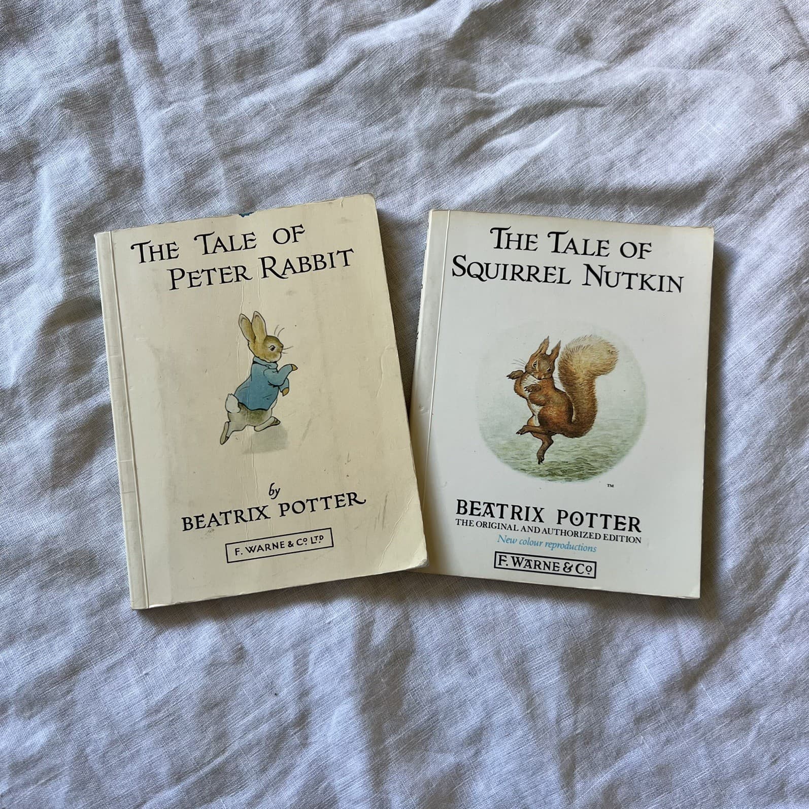 Beatrix Potter Mini Book Set Peter Rabbit Squirrel Nutkin Vintage Prairie — photo 1 of 6