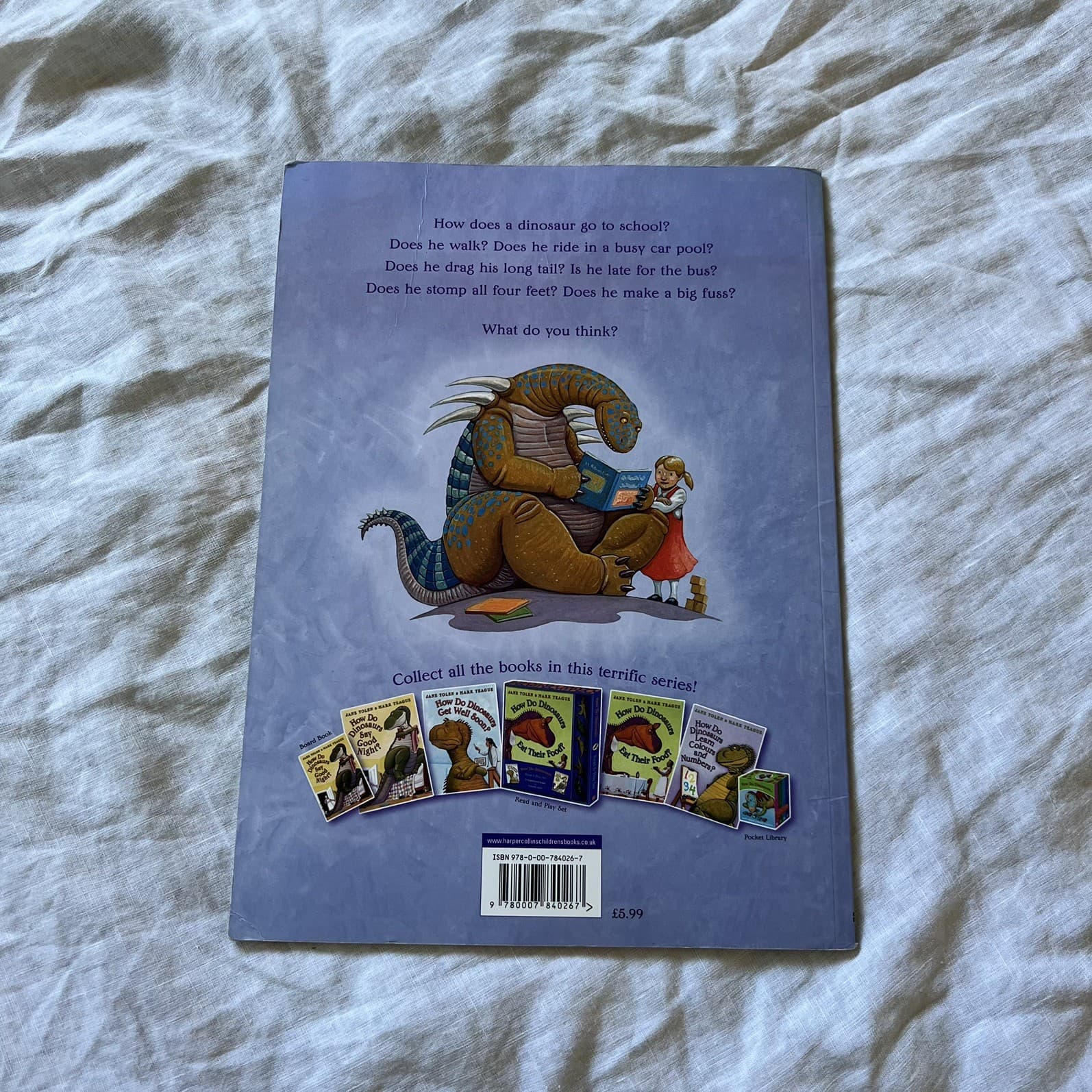 How Do Dinosaurs Go to School Jane Yolen Mark Teague Educational Kindergarten — photo 4 of 5