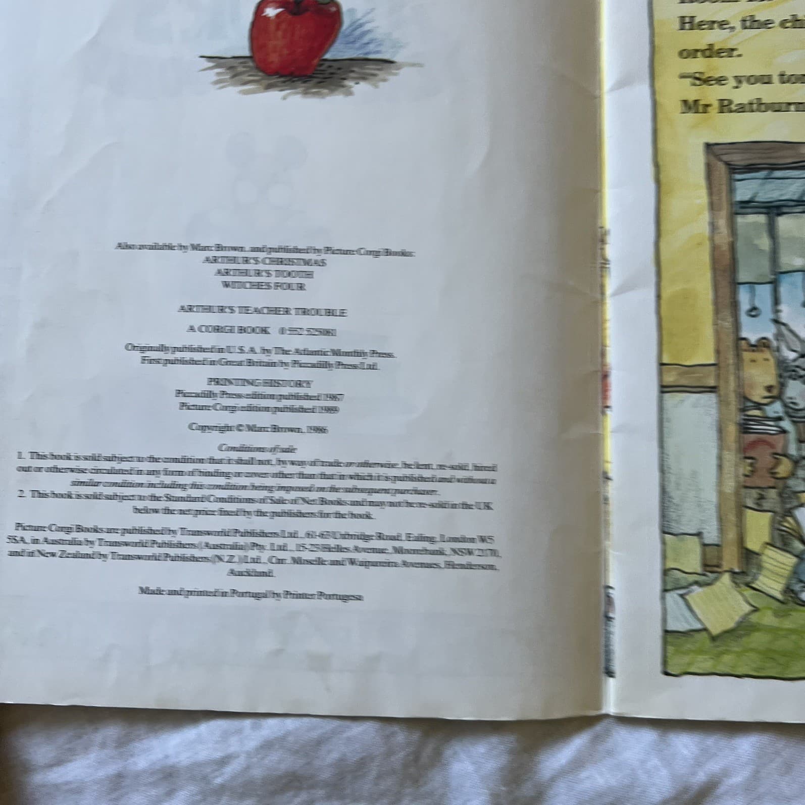 Arthur’s Teacher Trouble Marc Brown Vintage 90s Nostalgia Story Hey Arthur — photo 4 of 6