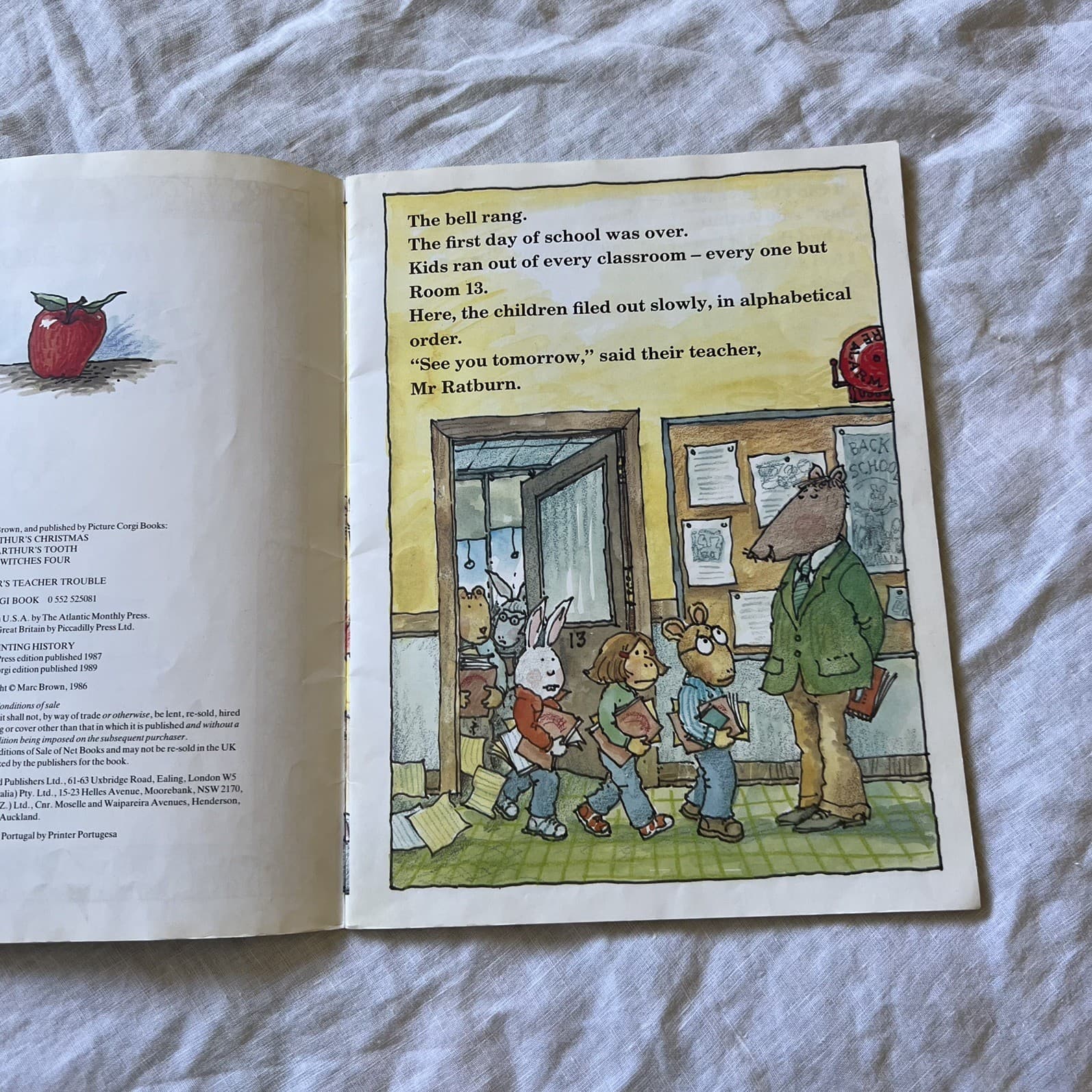 Arthur’s Teacher Trouble Marc Brown Vintage 90s Nostalgia Story Hey Arthur — photo 5 of 6