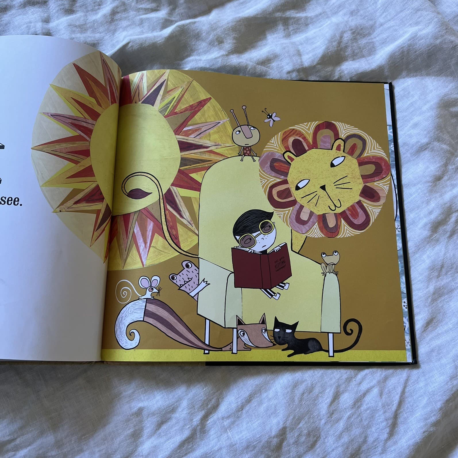 Are You Sitting Comfortably? Leigh Hodgkinson Hardcover Picture Book Whimsical — photo 2 of 5