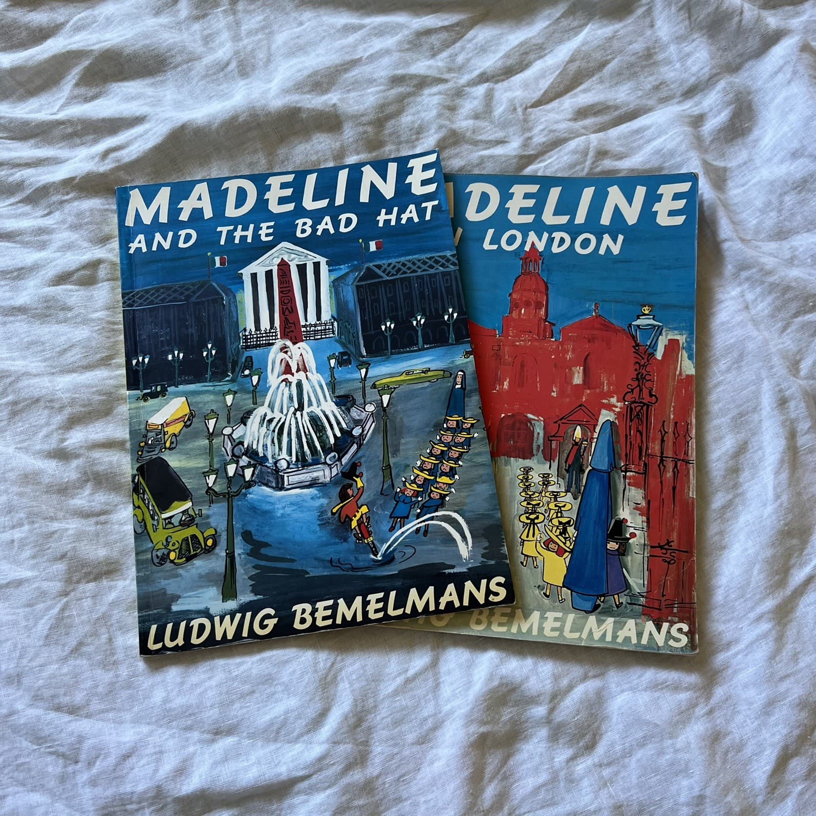 Madeline Book Bundle Ludwig Bemelmans Madeline London and The Bad Hat Vintage — photo 1 of 7