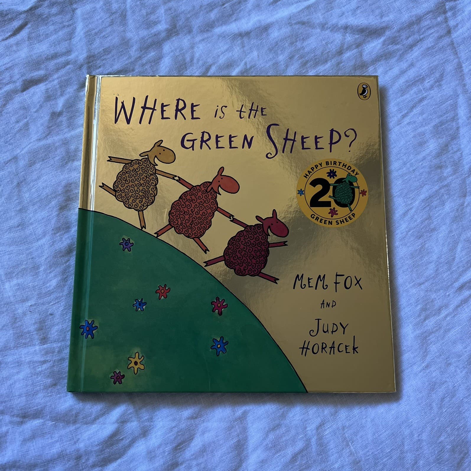 Where is the Green Sheep? Mem Fox Gold 20th Anniversary Edition Hardcover As New — photo 1 of 4