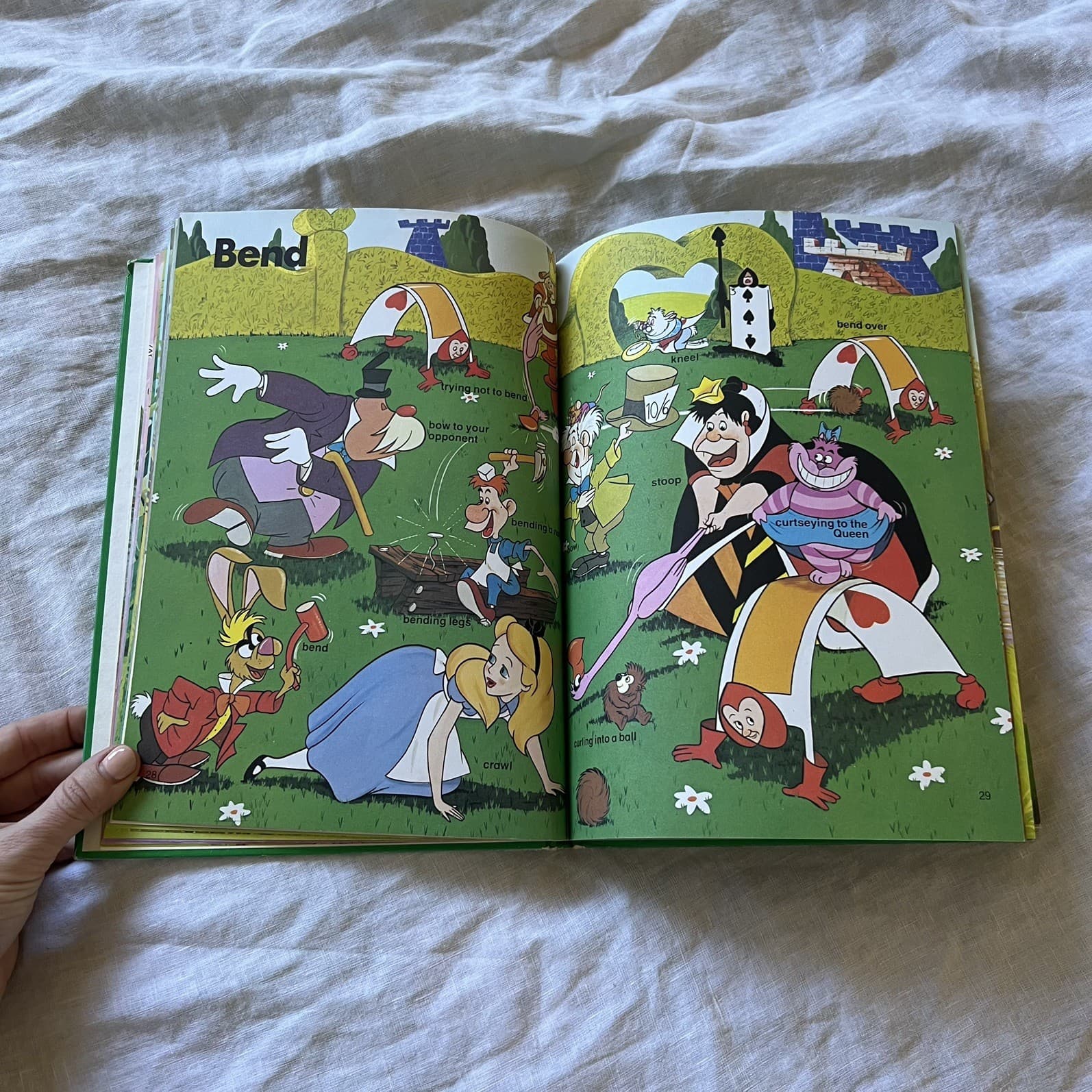 Vintage Walt Disney Words That Do Things Mickey Mouse Hardcover Action Verbs — photo 3 of 8