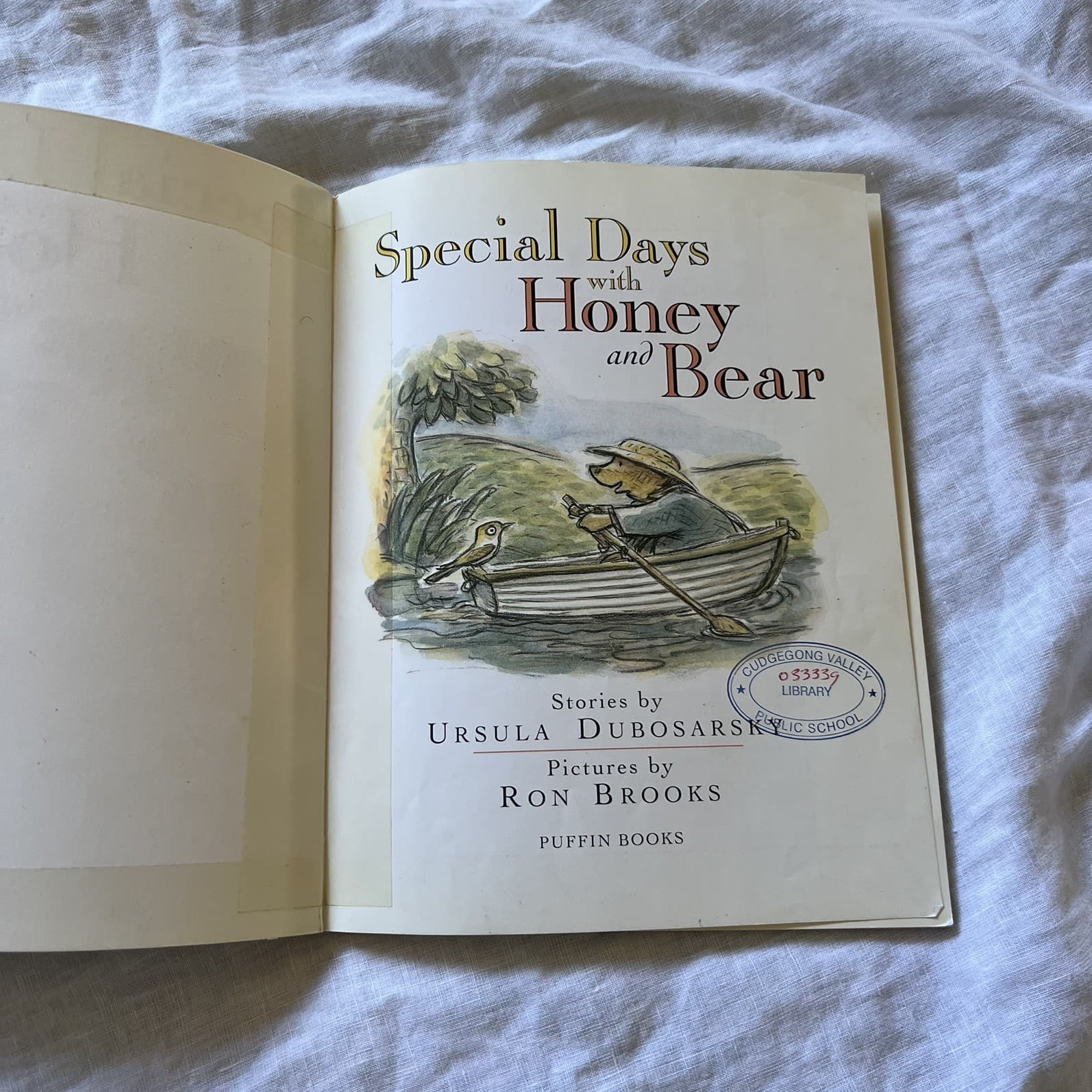 Special Days with Honey and Bear Ursula Dubosarsky Ron Brooks Early Reader Book — photo 5 of 6