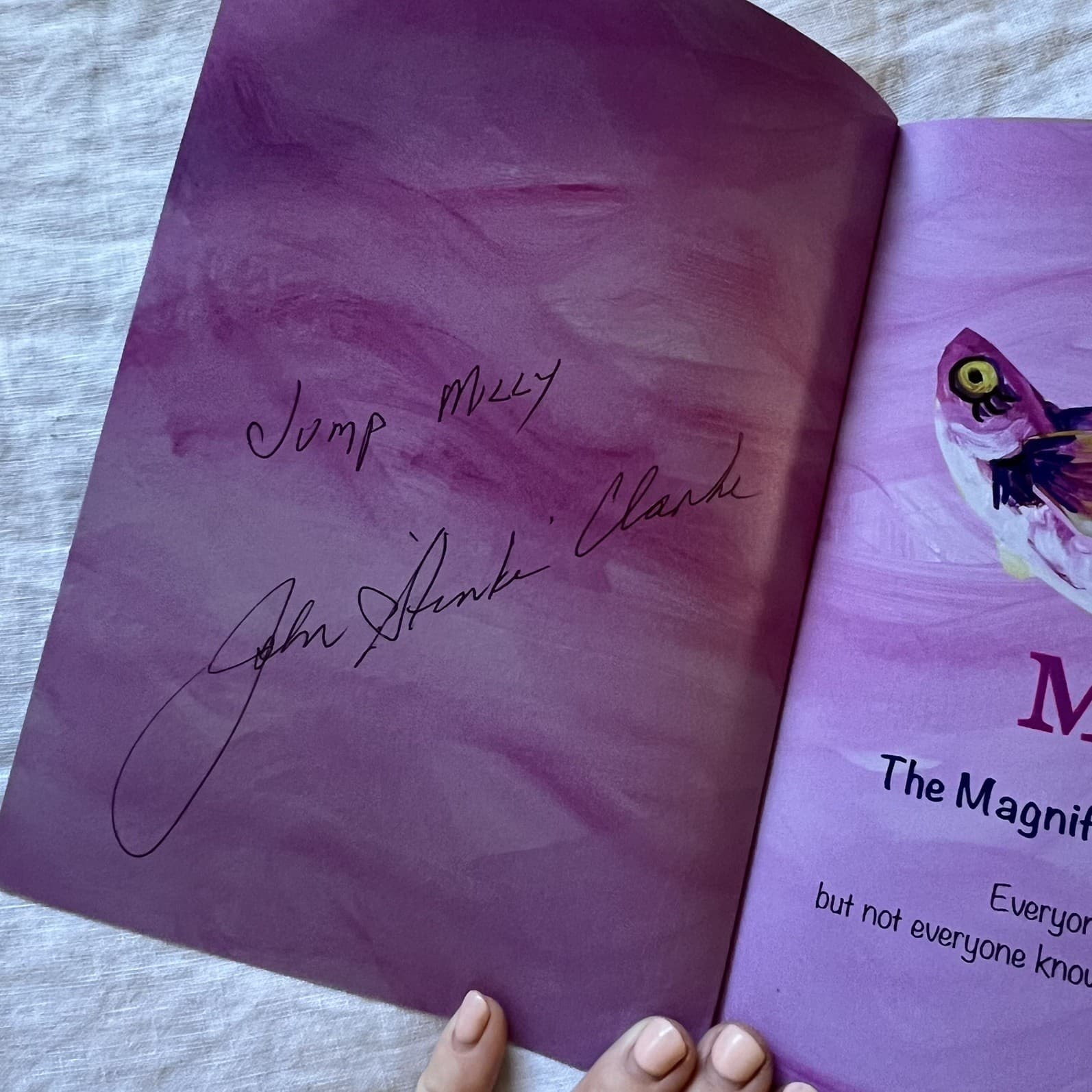 Milly The Magnificent Flying Mullet Signed John Clarke Australian Author Book — photo 3 of 5