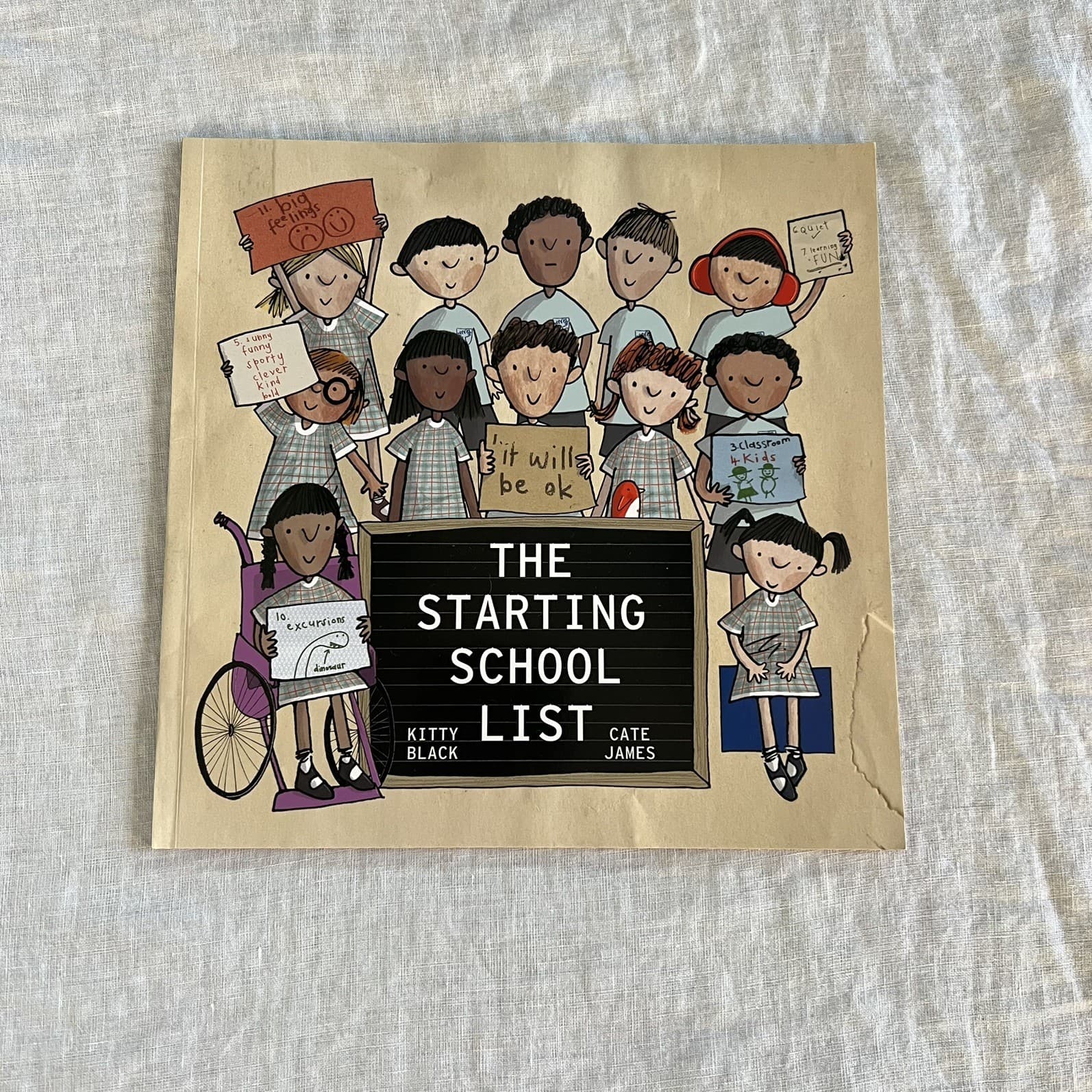 The Starting School List Kitty Black Paperback Book Kindergarten Prep Kids — photo 1 of 5