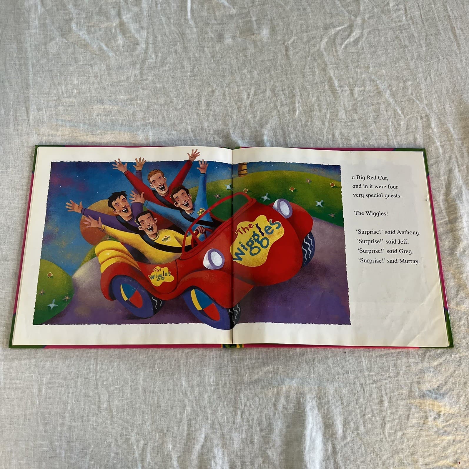 The Wiggles Dorothy The Dinosaur Lets Party Vintage Hardcover Original Members — photo 3 of 6